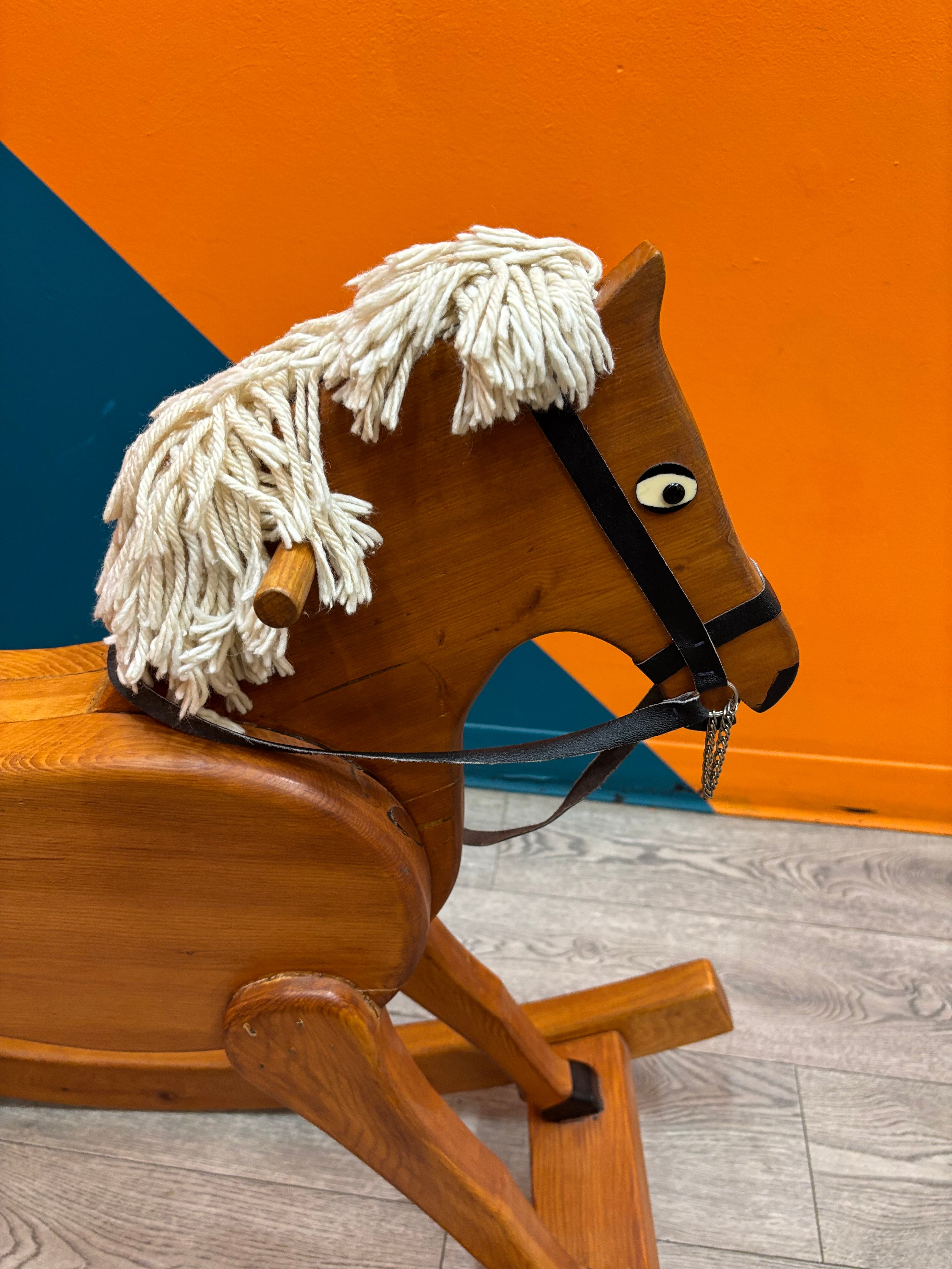 Wood Rocking Horse