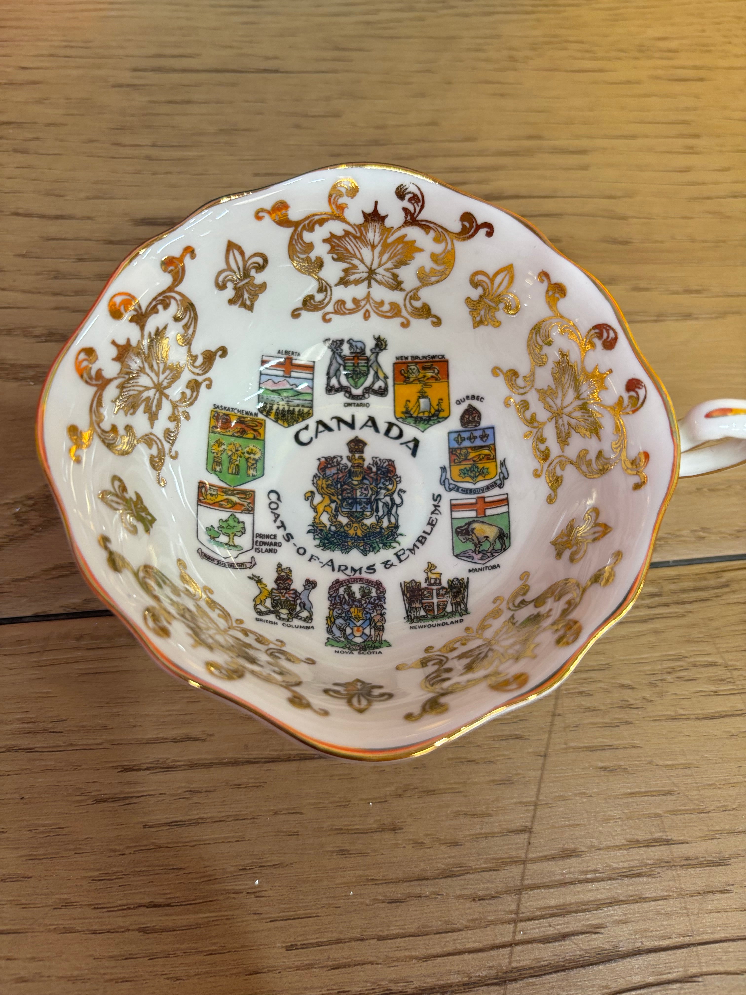 Paragon Canadian Province Teacup & Saucer