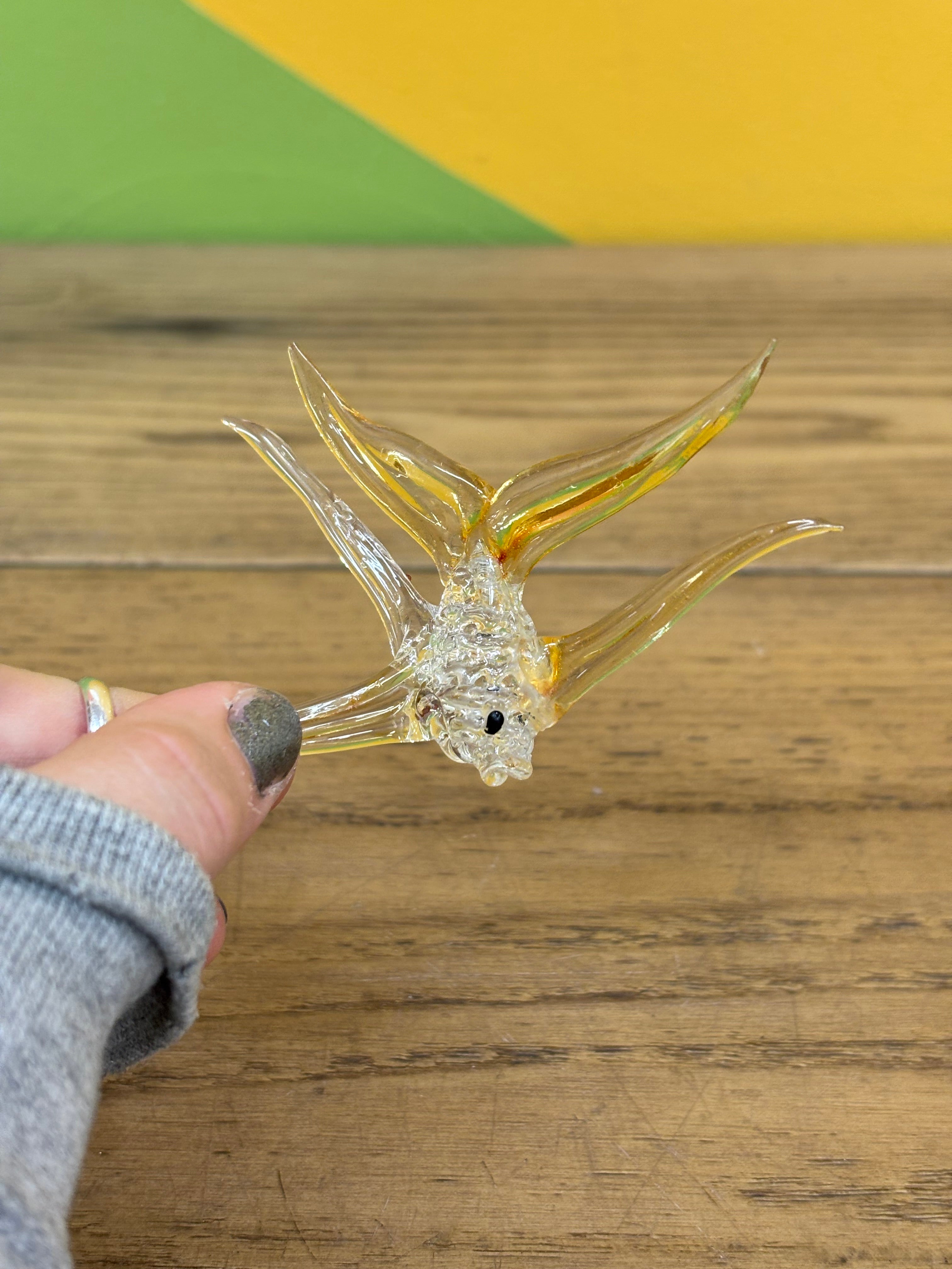 Small Hand Blown Glass Fish