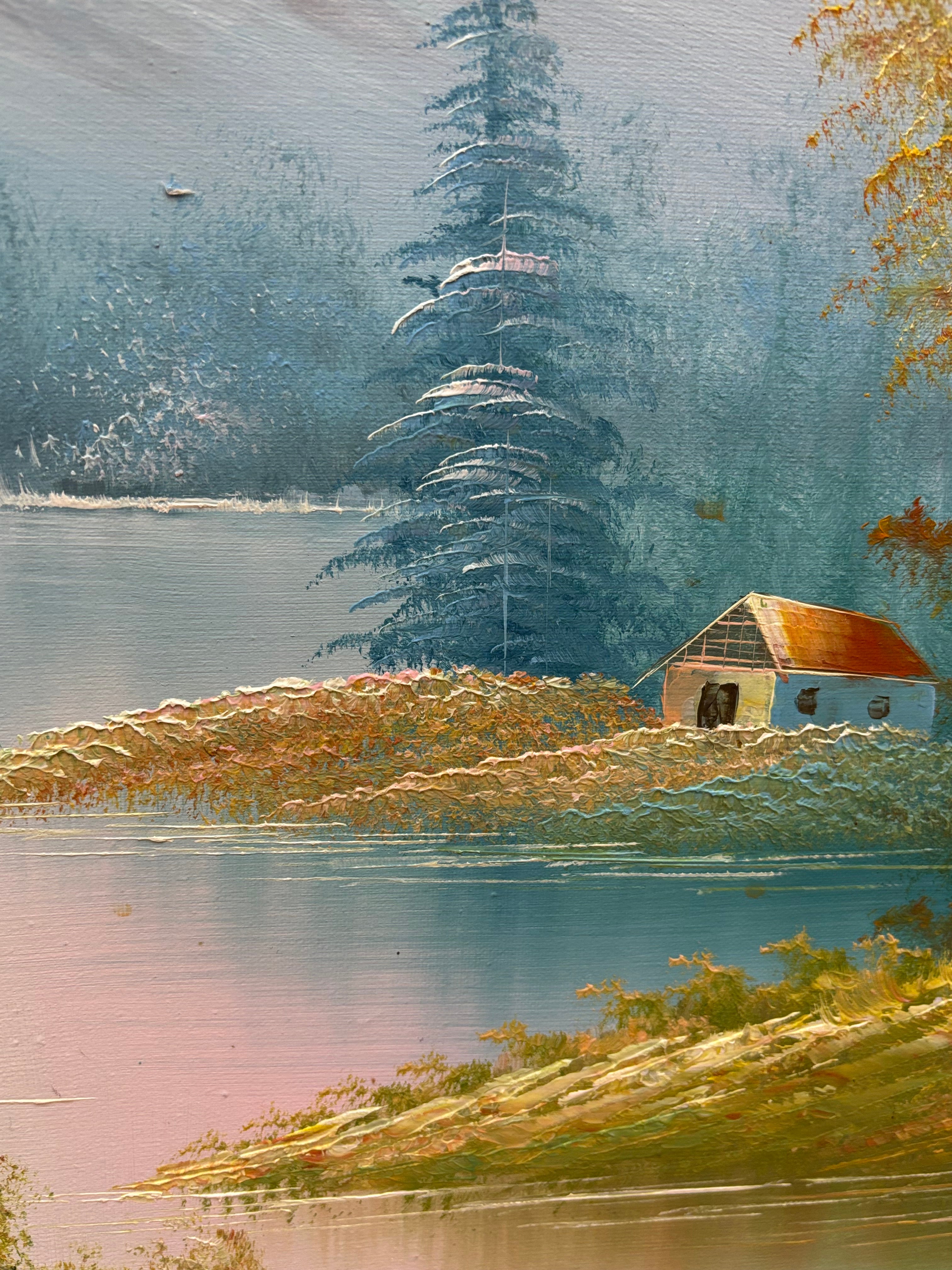 Framed Mountain Scene