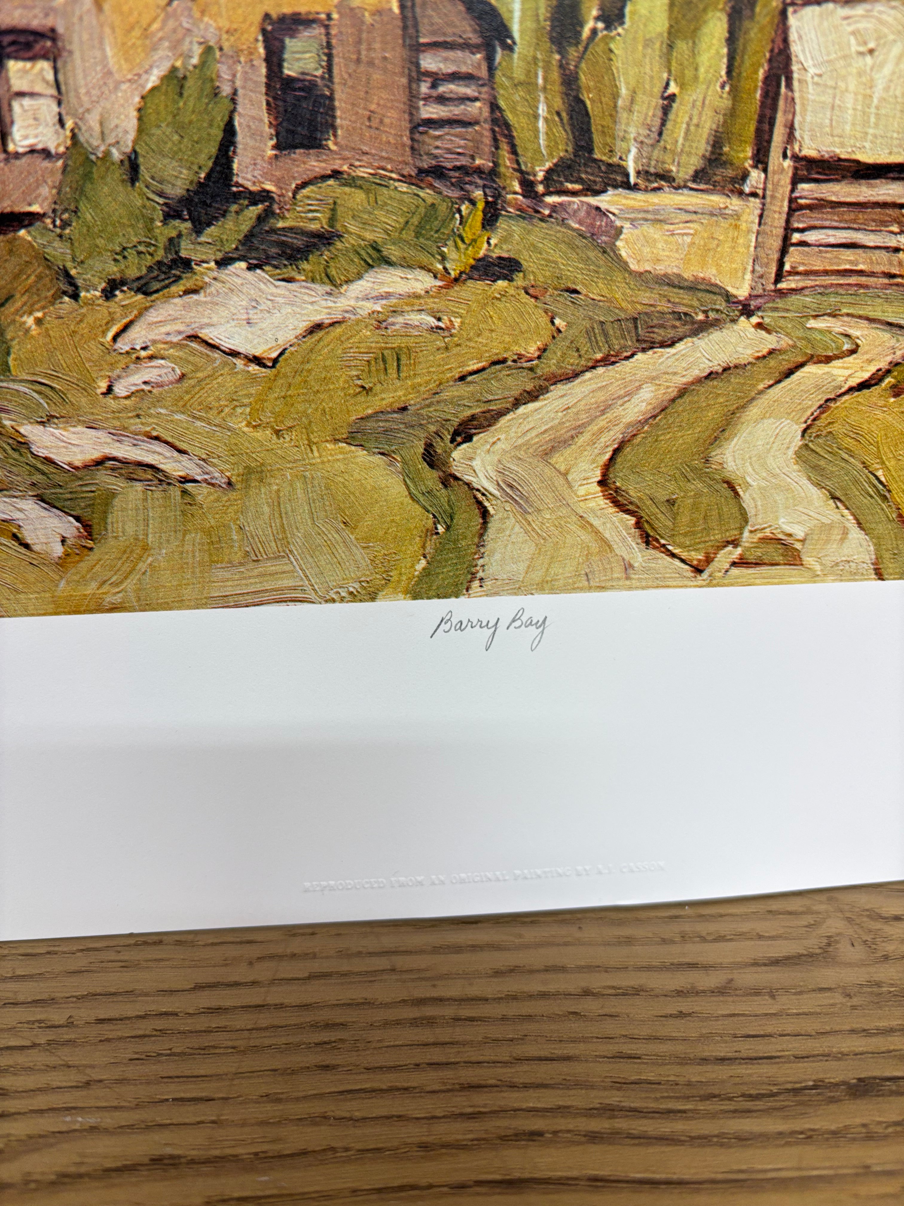 Barry Bay Lithograph by A.J. Casson