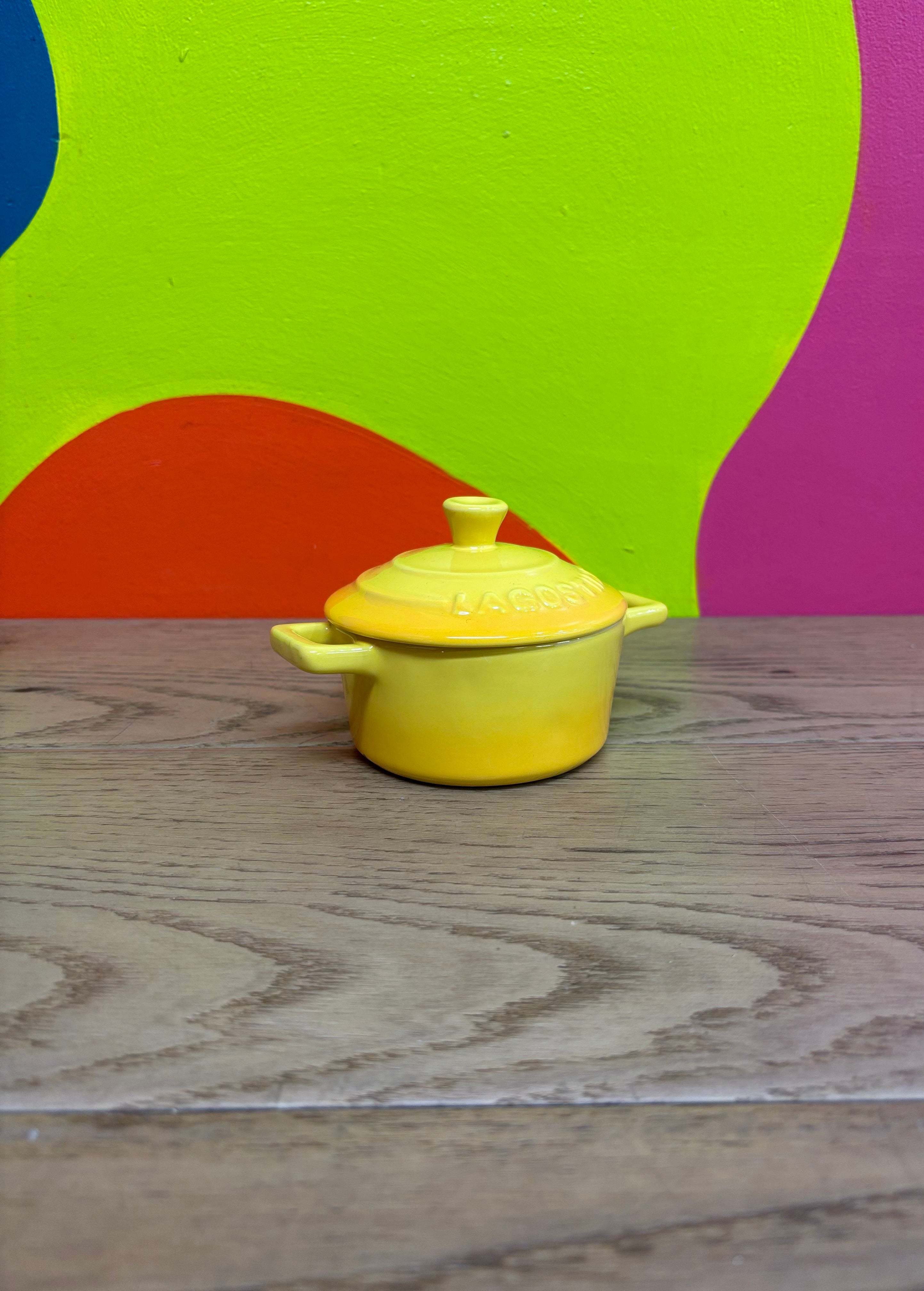 Lagostina Stoneware Mini Casserole Dish - Yellow