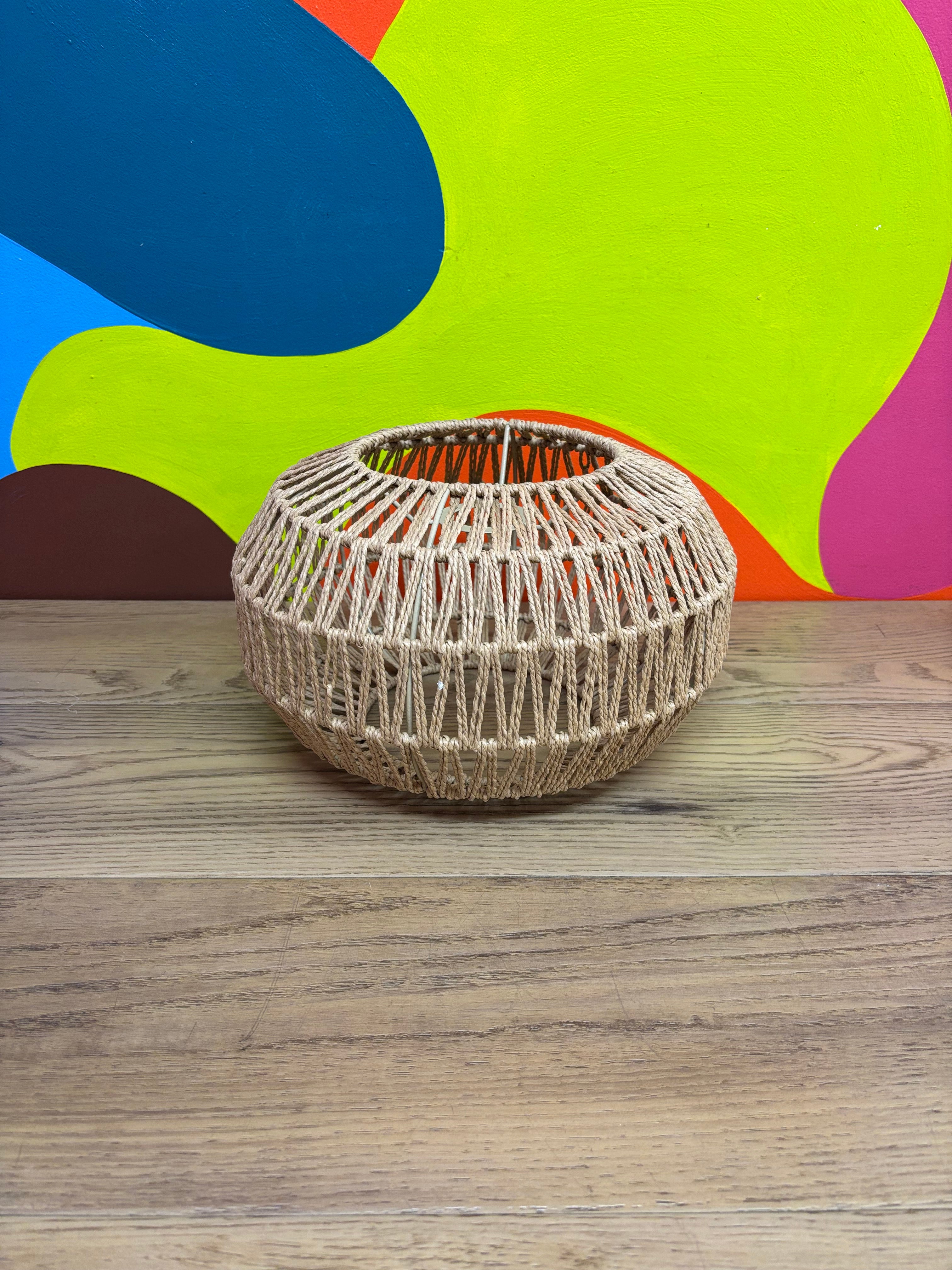 Small Woven Lamp Shade