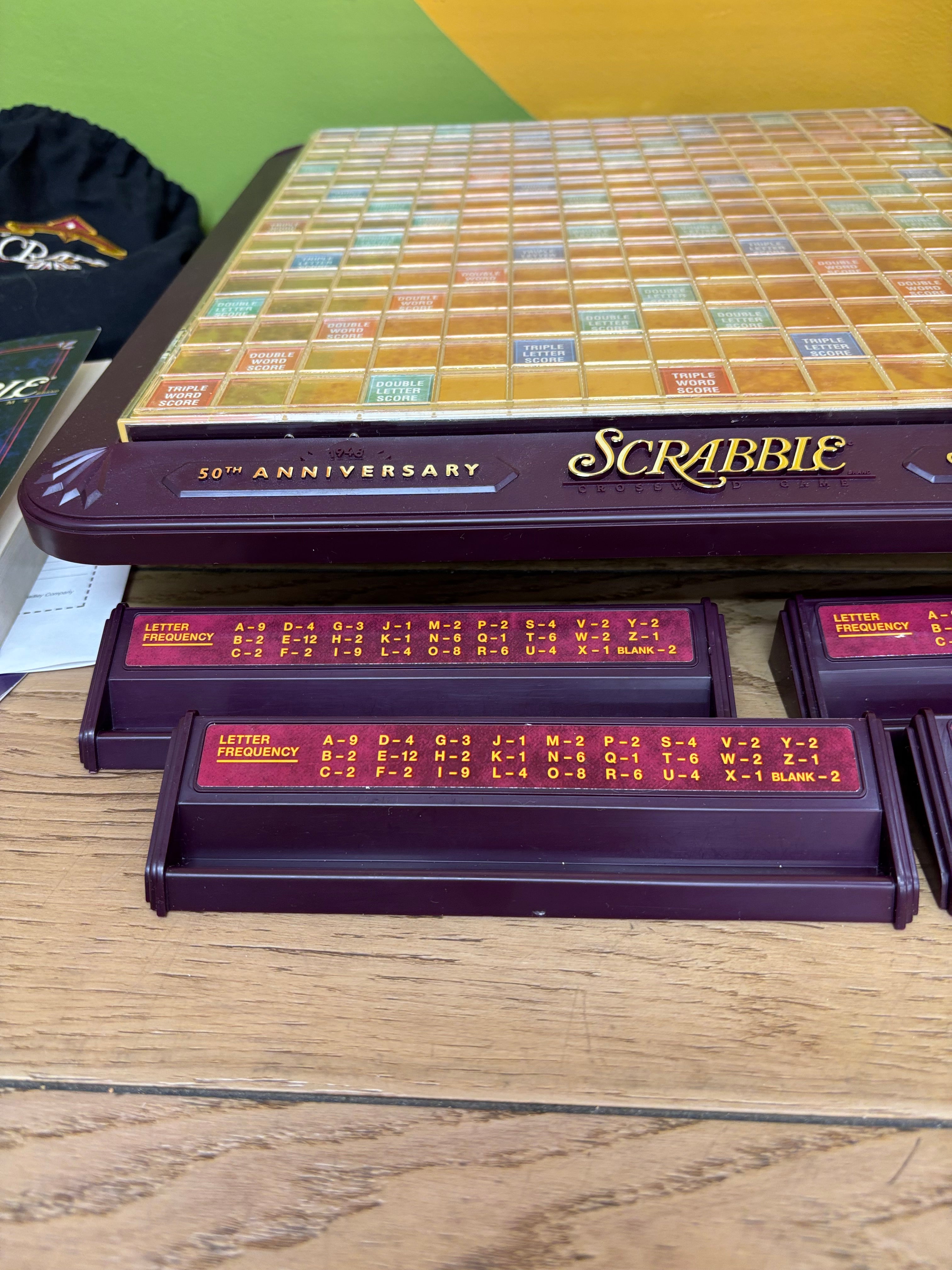 50th Anniversary Scrabble Board Game