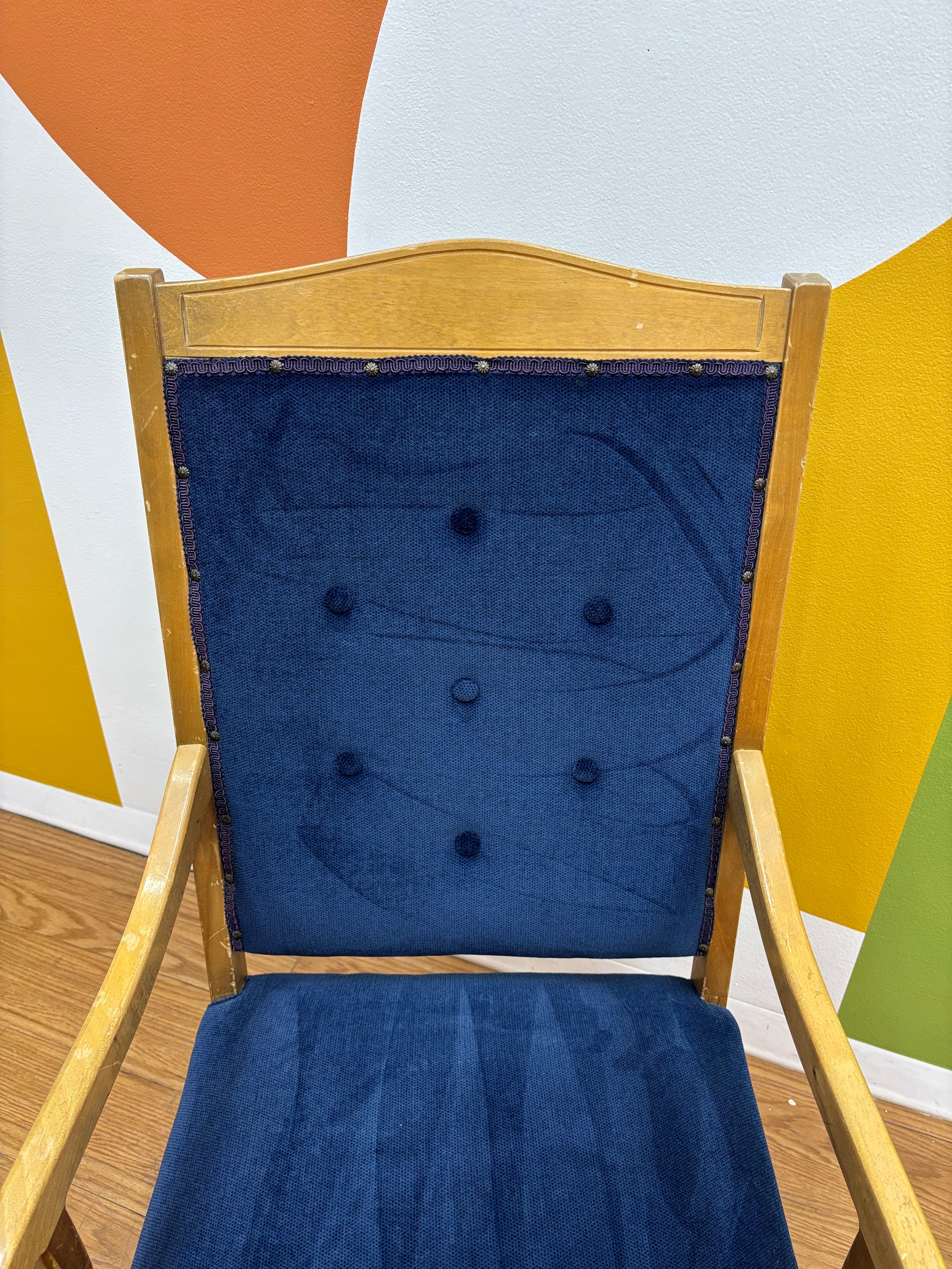 Blue Dining Chair (4 available)