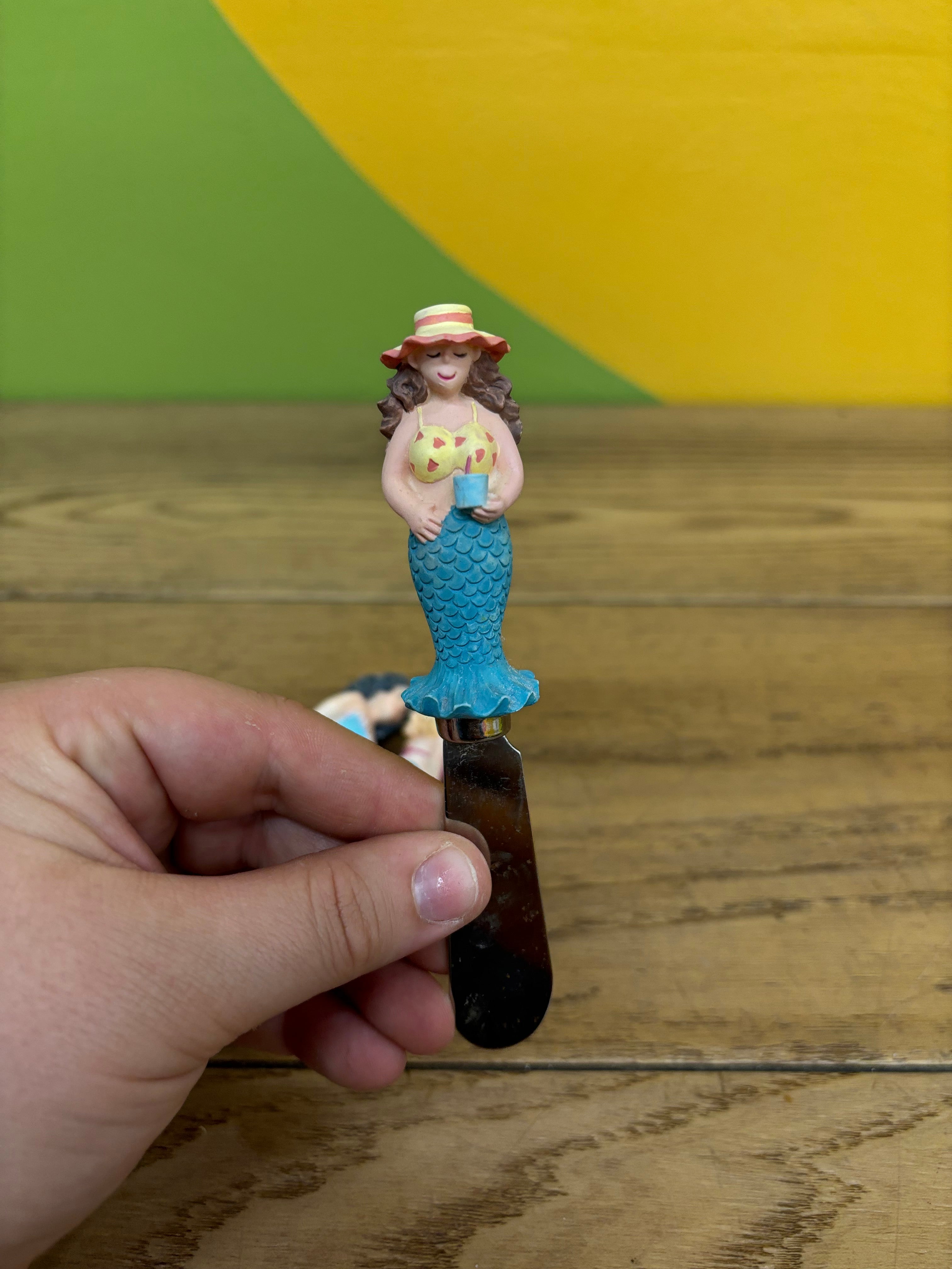 (3) Mermaid Cheese Spreaders