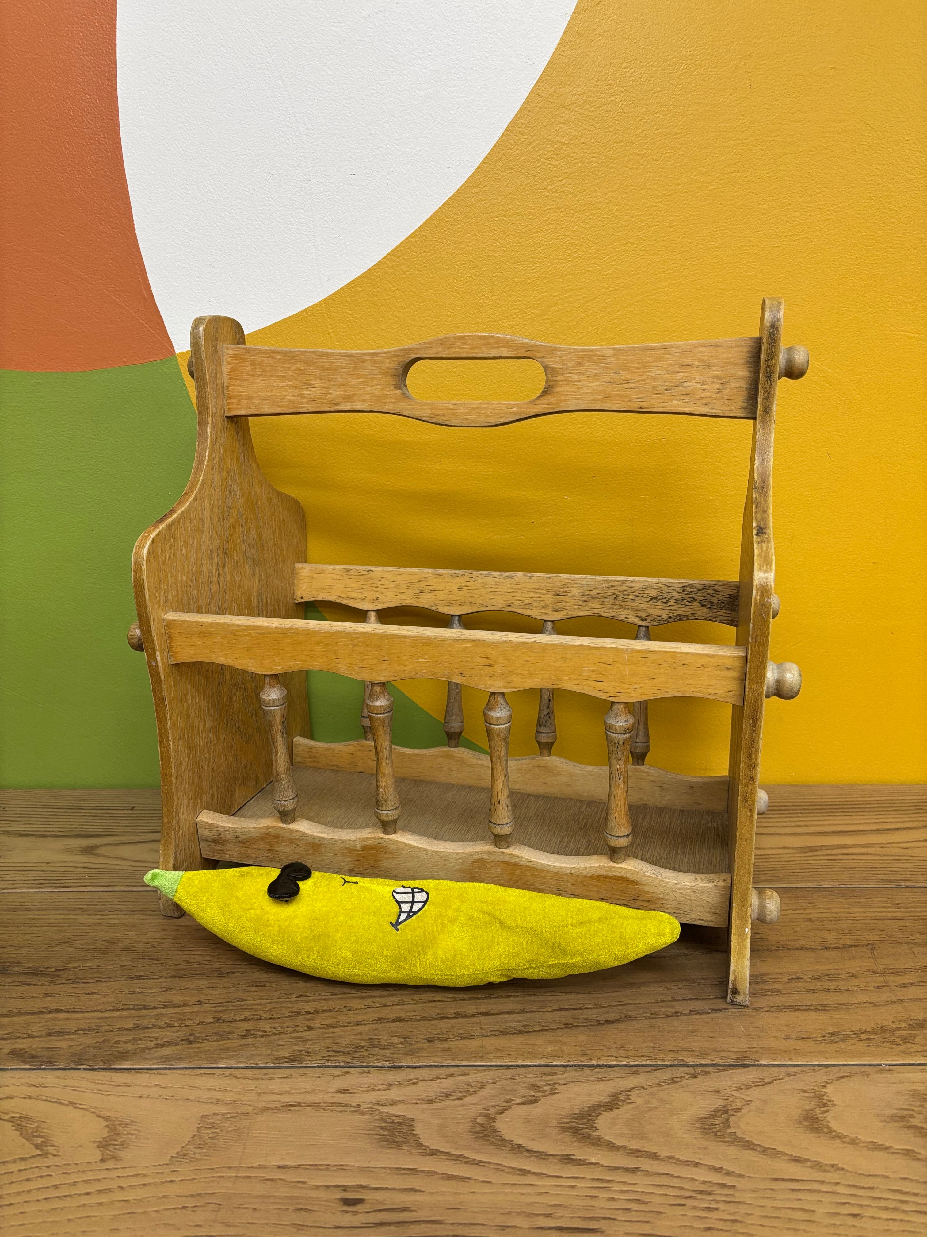 Wood Magazine Rack