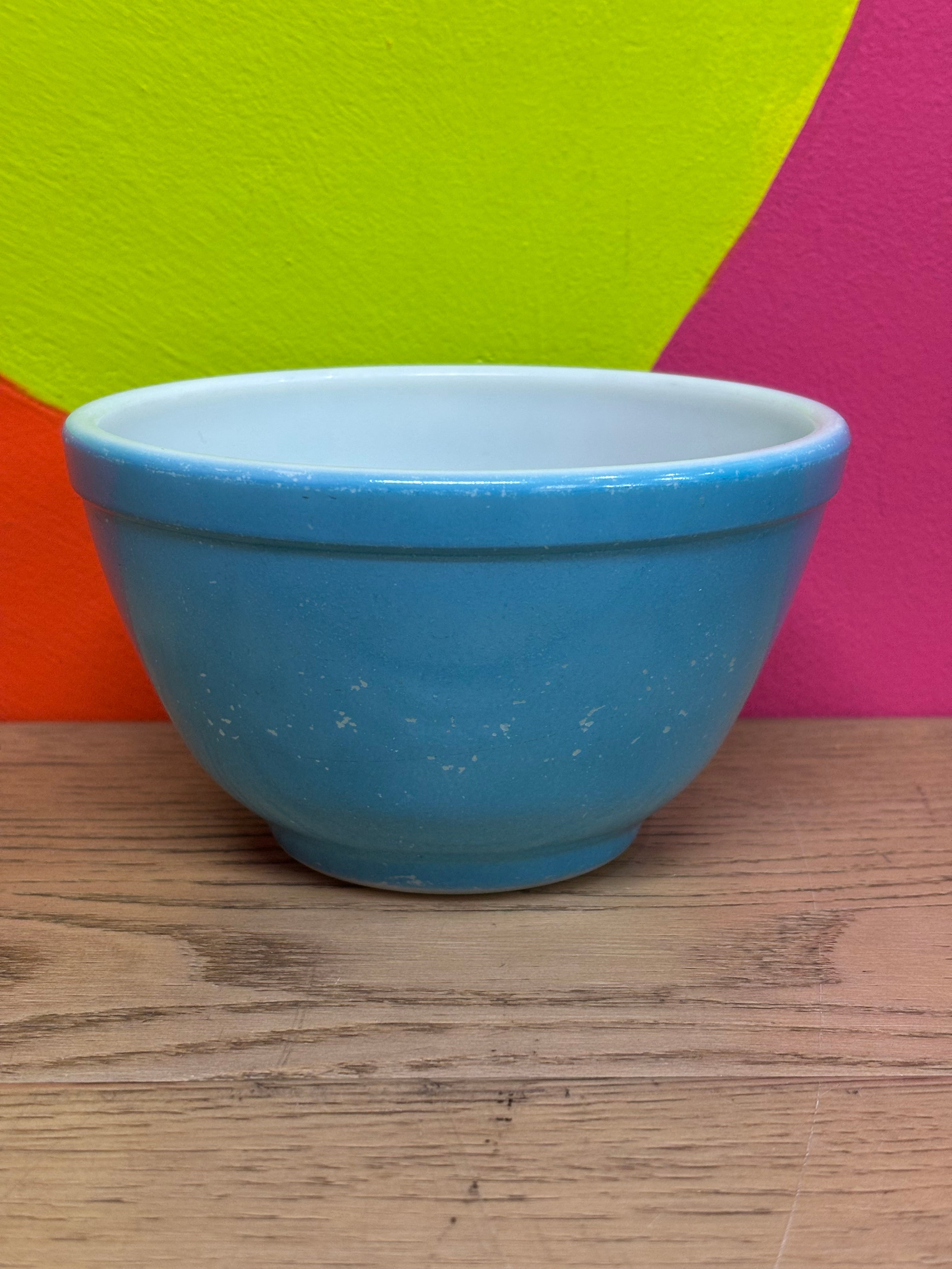 Small Blue Pyrex Bowl