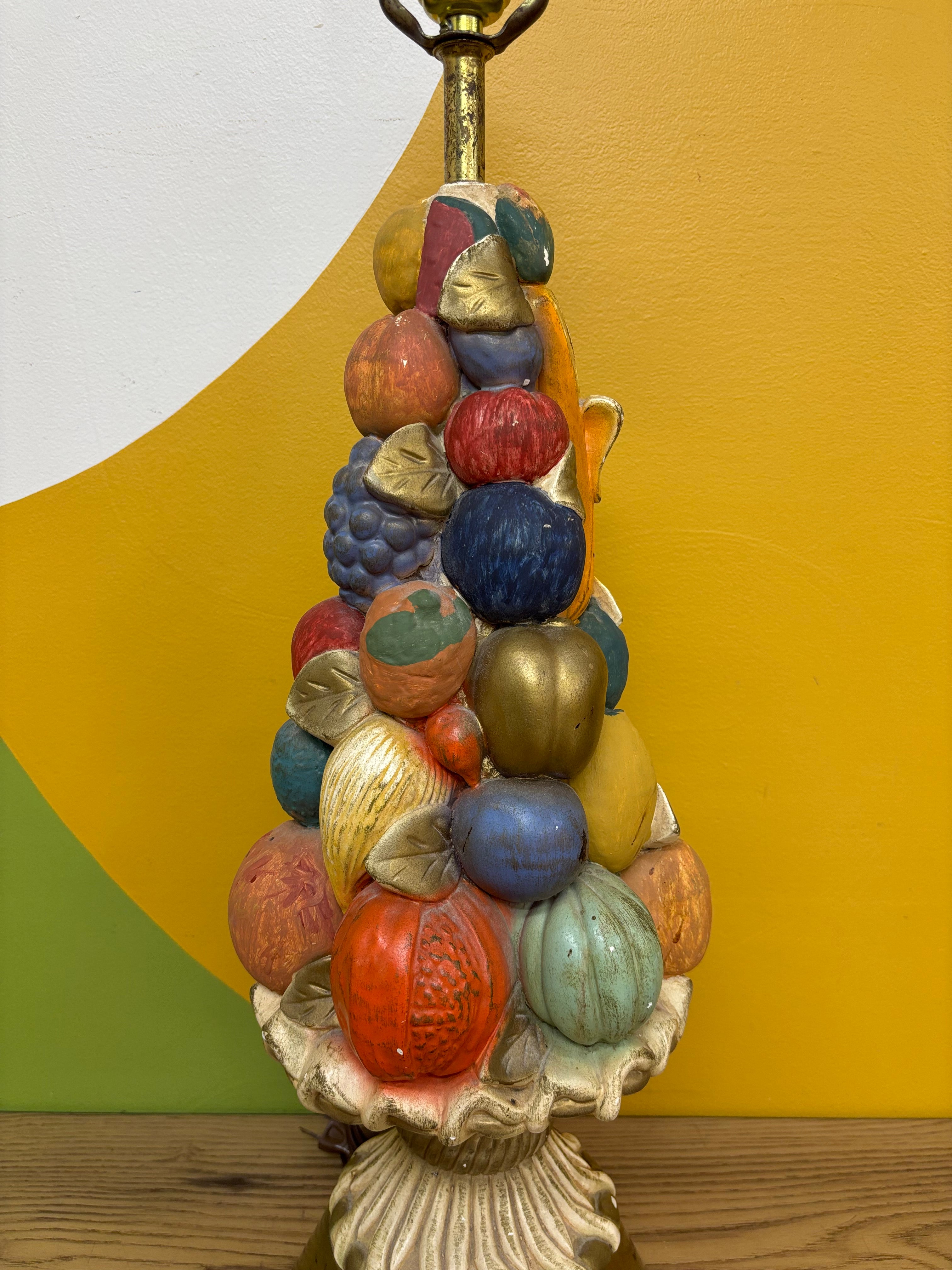 Ceramic Fruit Table Lamp
