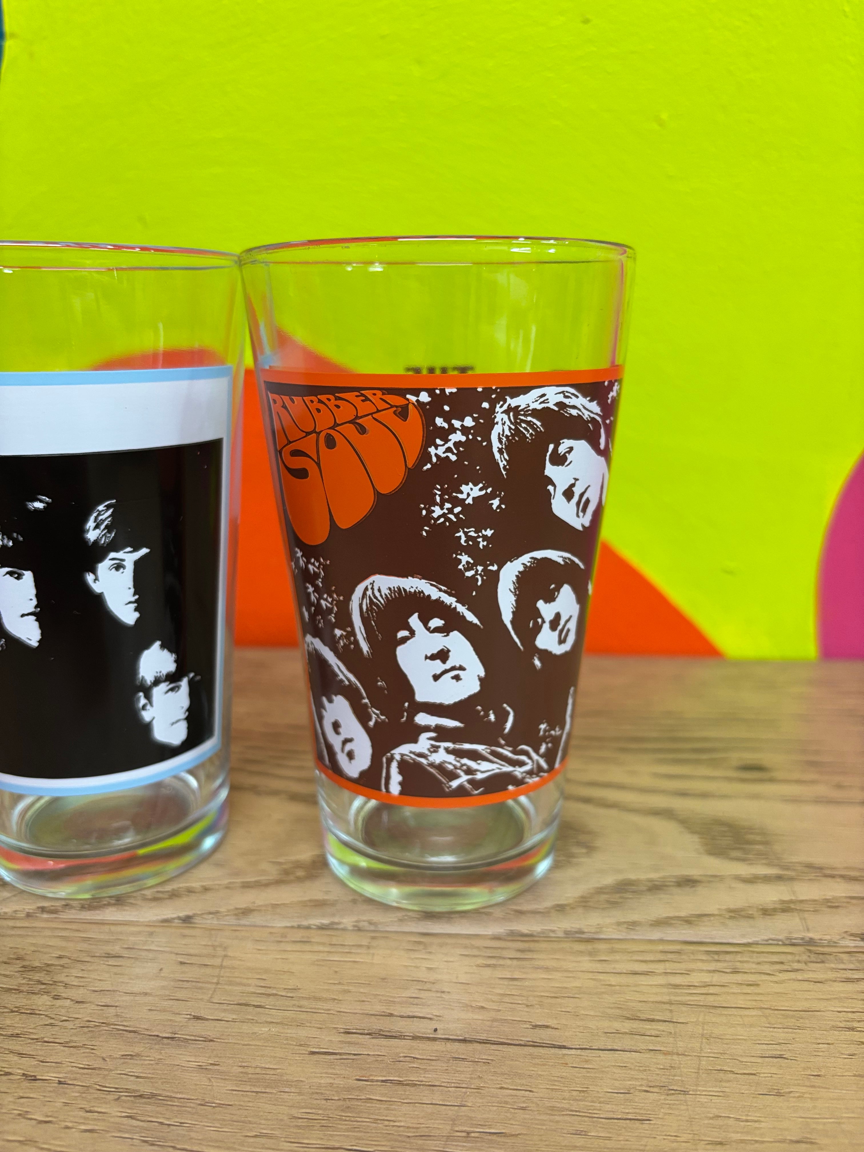 (2) The Beatles Pint Glasses