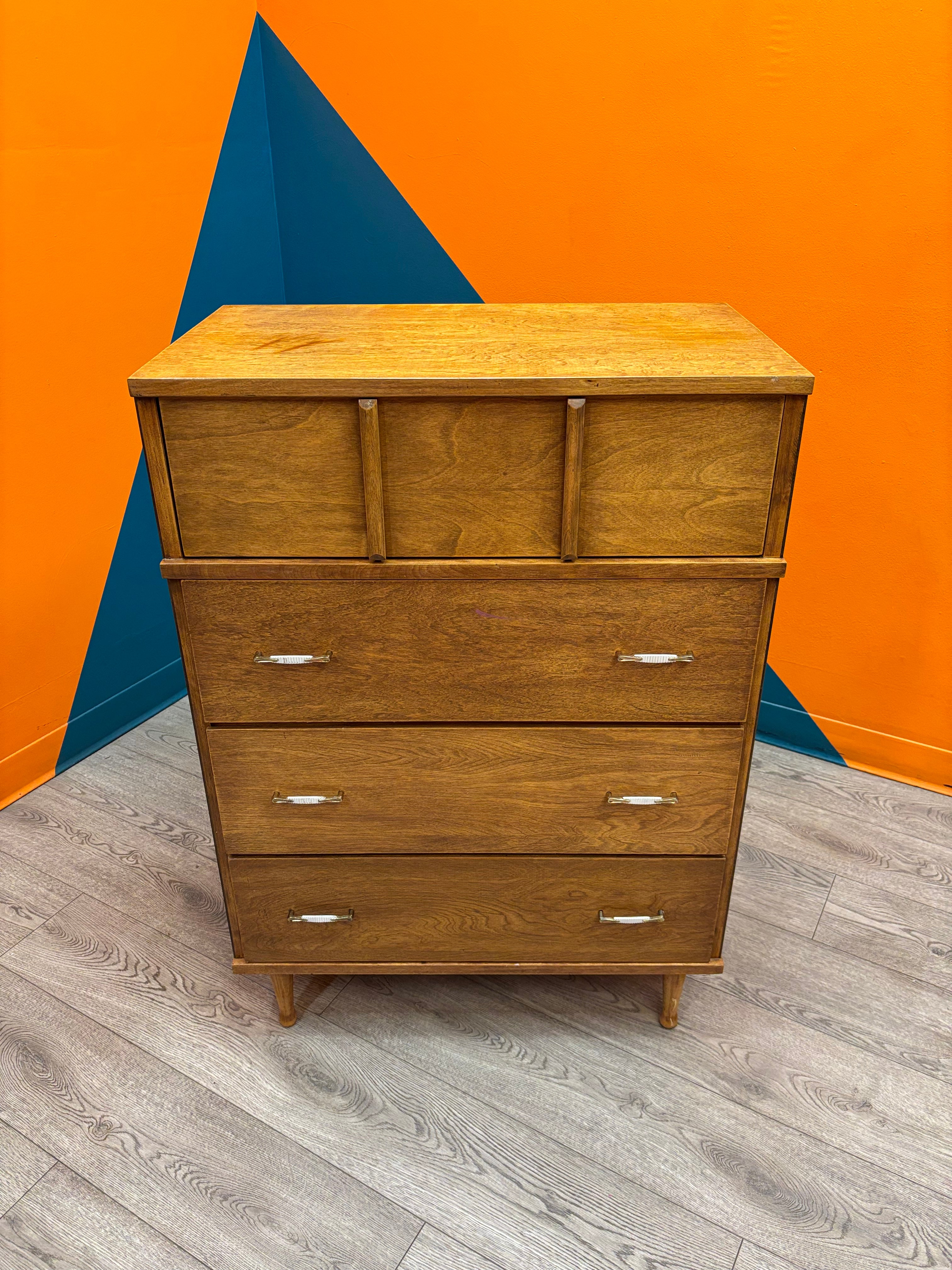 Wood 4 Drawer Dresser (J.W Kilgour & Bro.)
