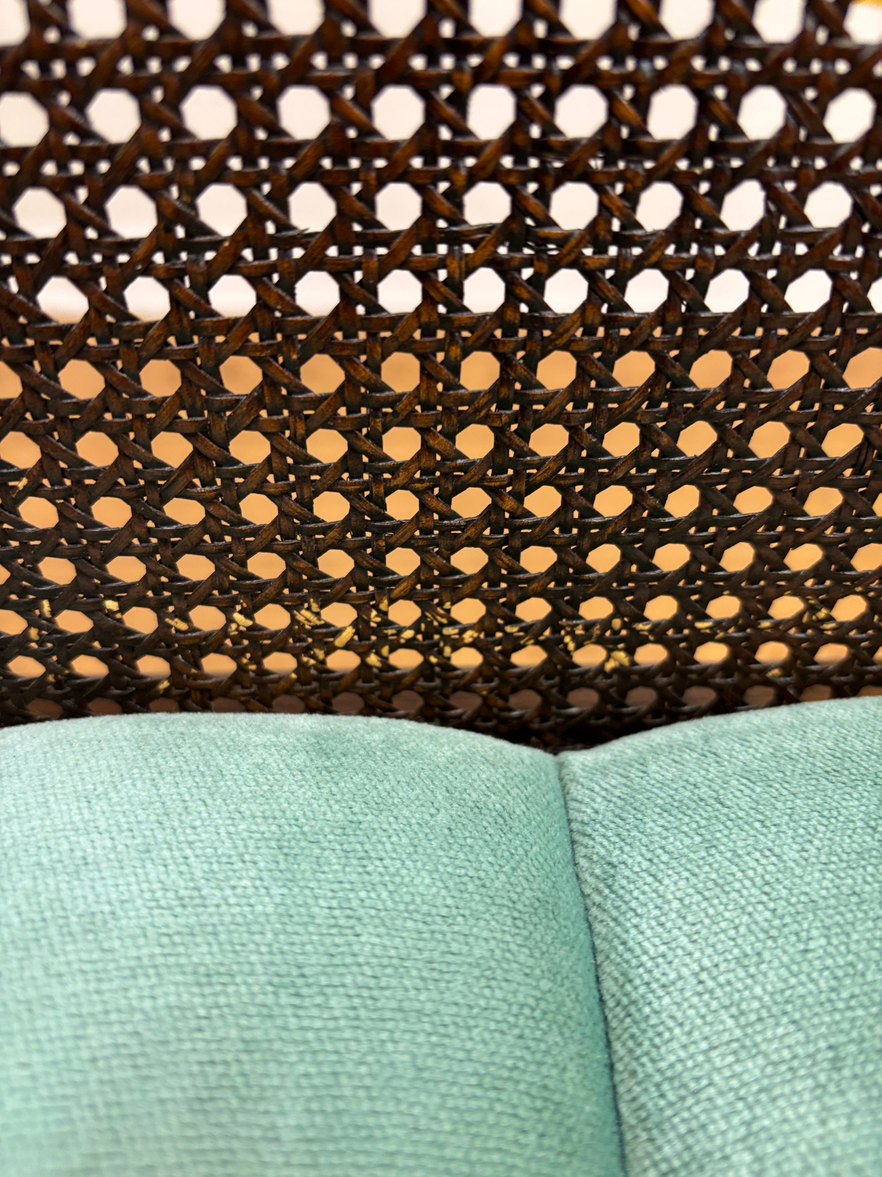Woven Cane Dining Chair