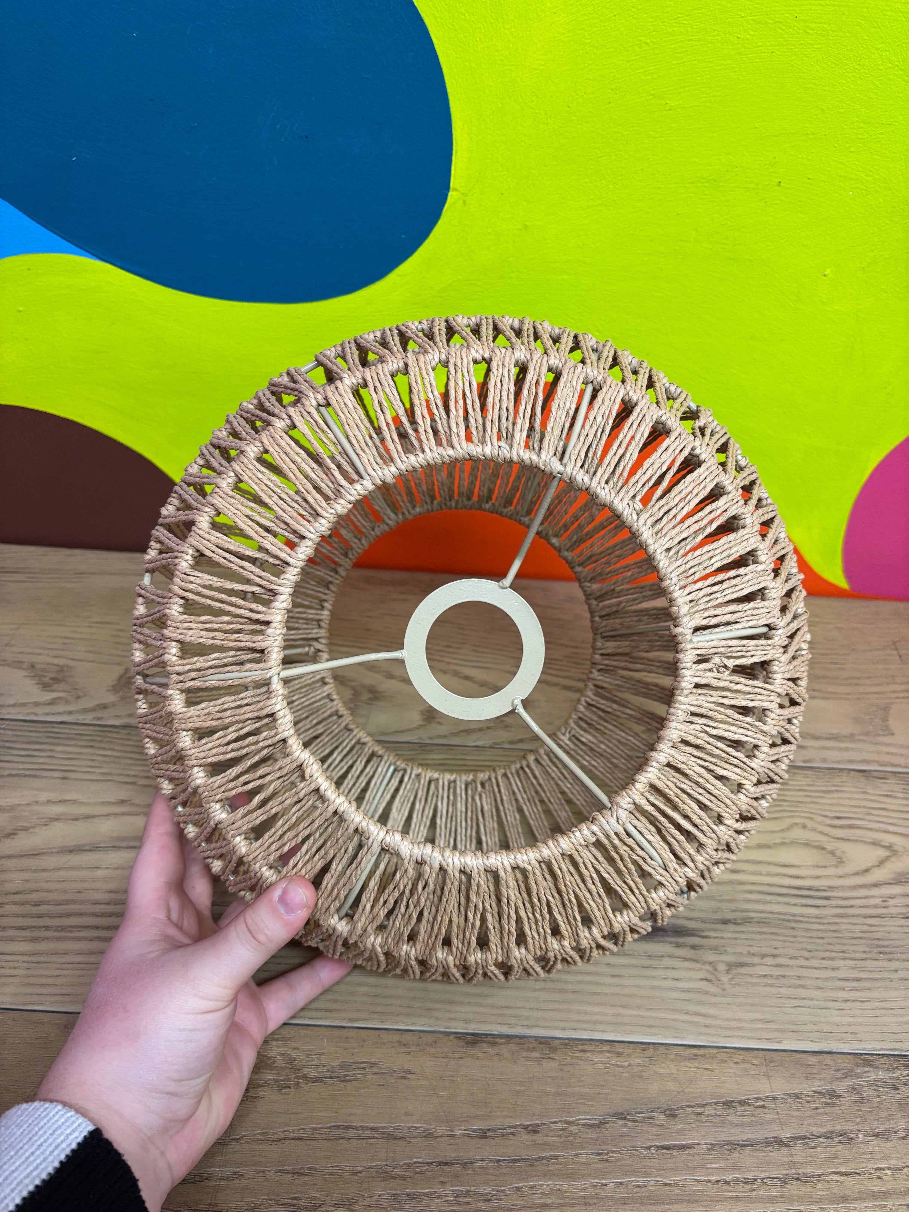 Small Woven Lamp Shade