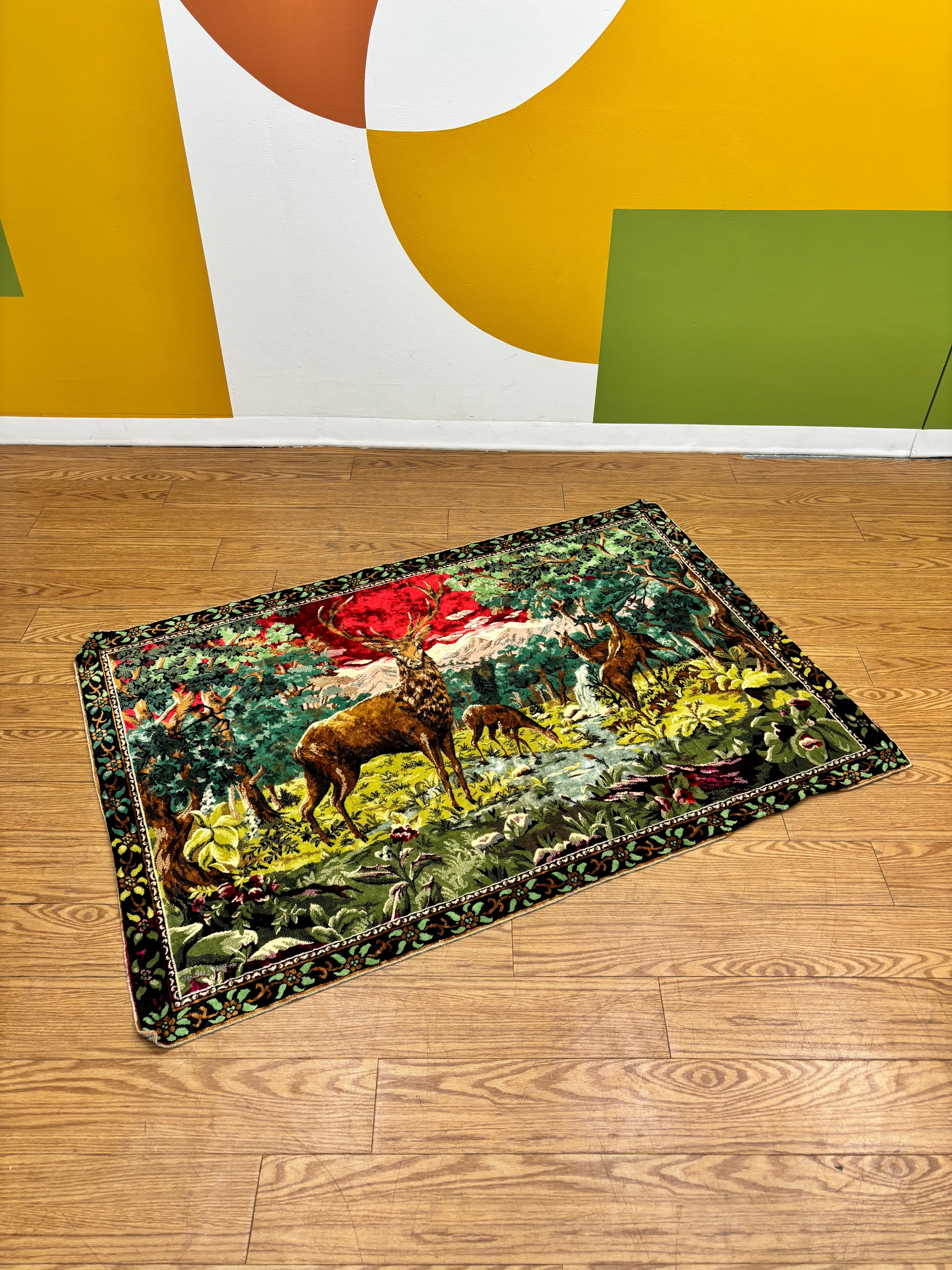 Deer Tapestry Wall Hanging