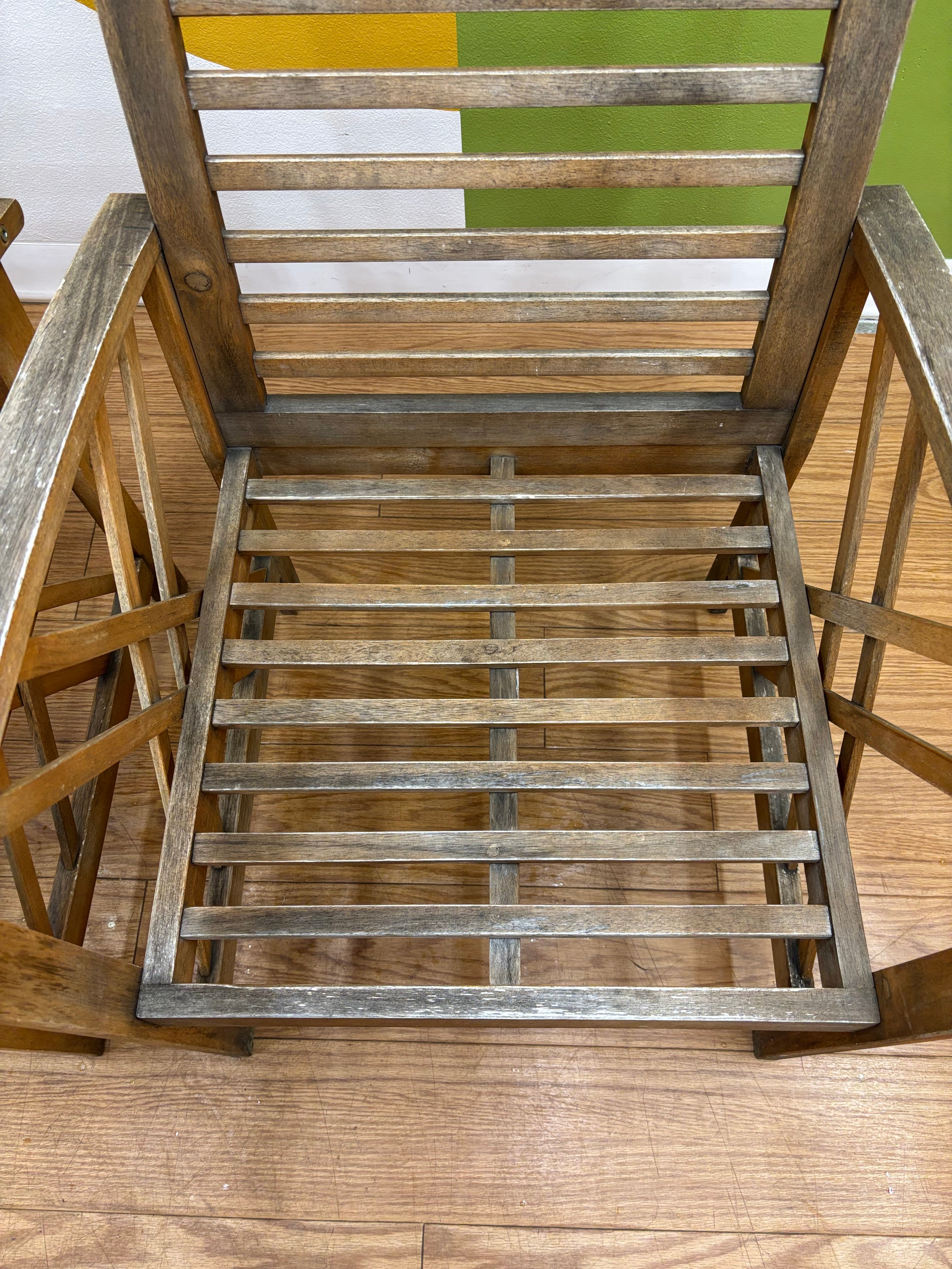 Safavieh Wood Patio Chairs & Coffee Table