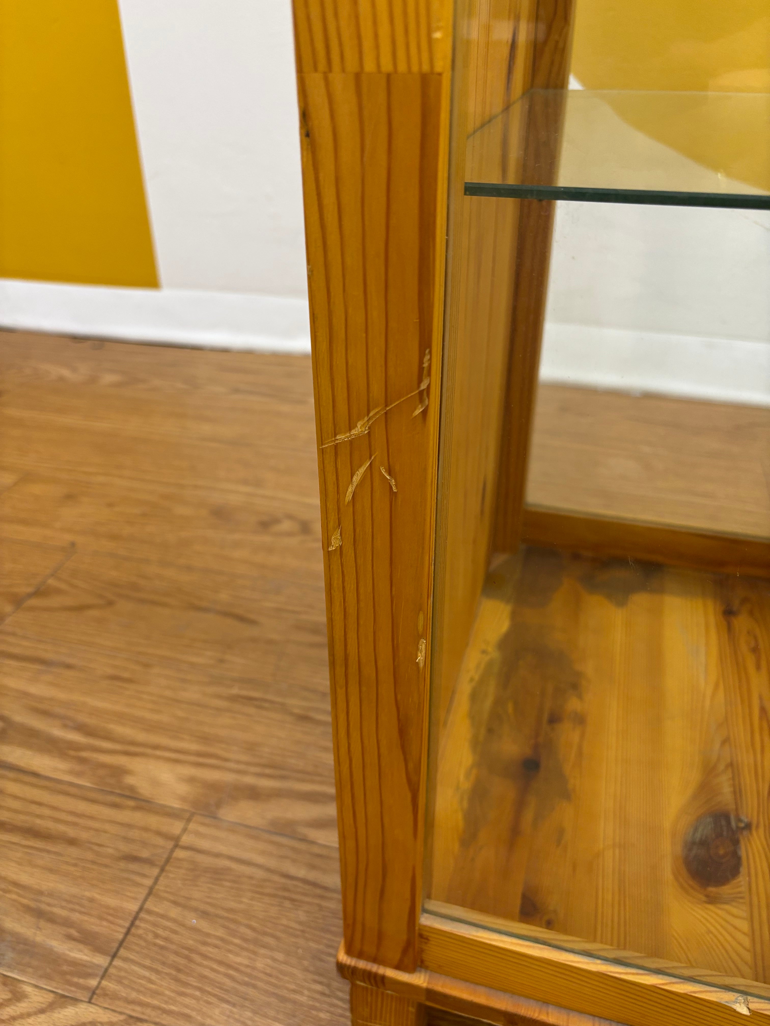 IKEA Wood & Glass Cabinet