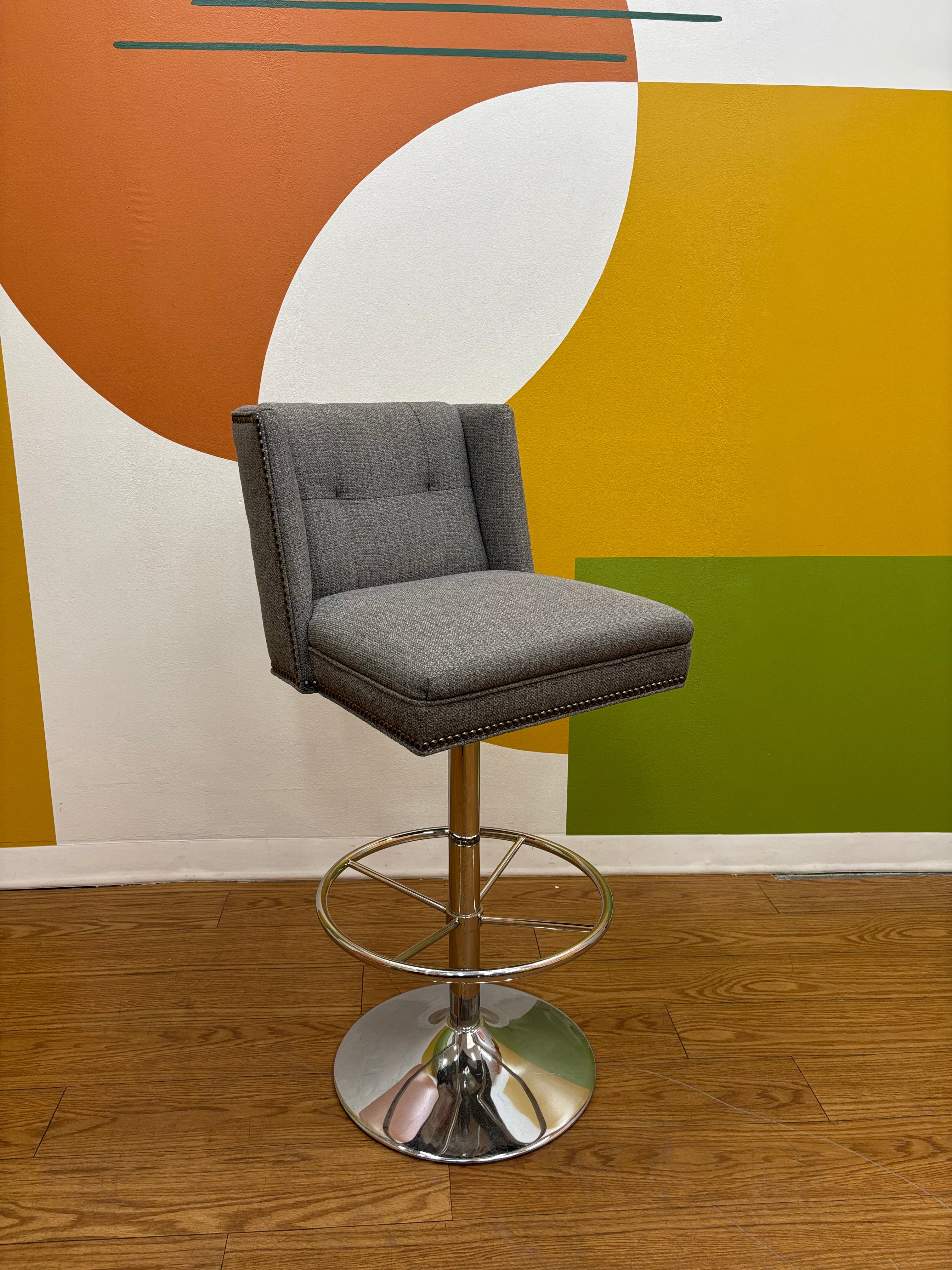 Fabric Barstool