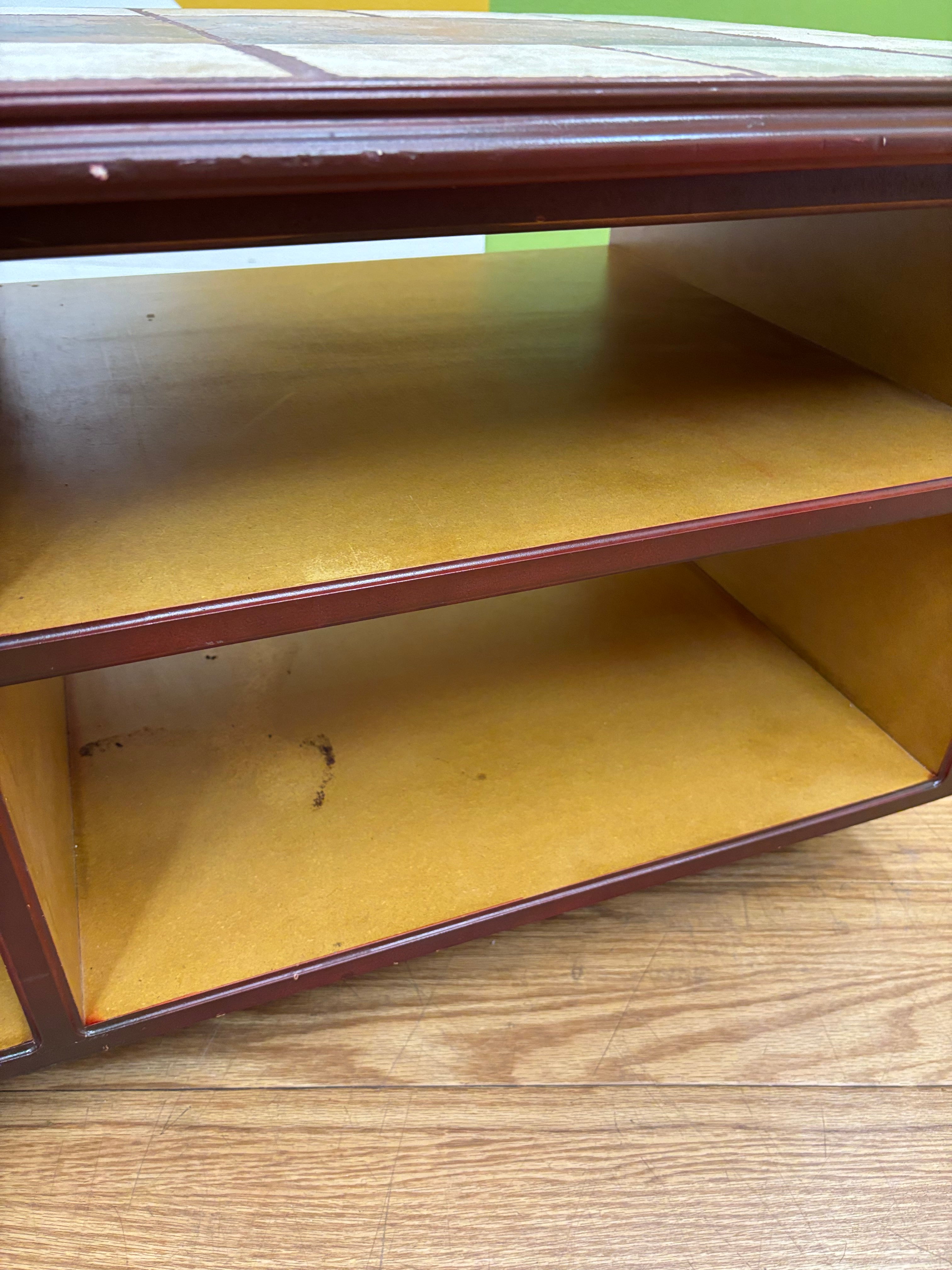 Tile Wood Coffee Table