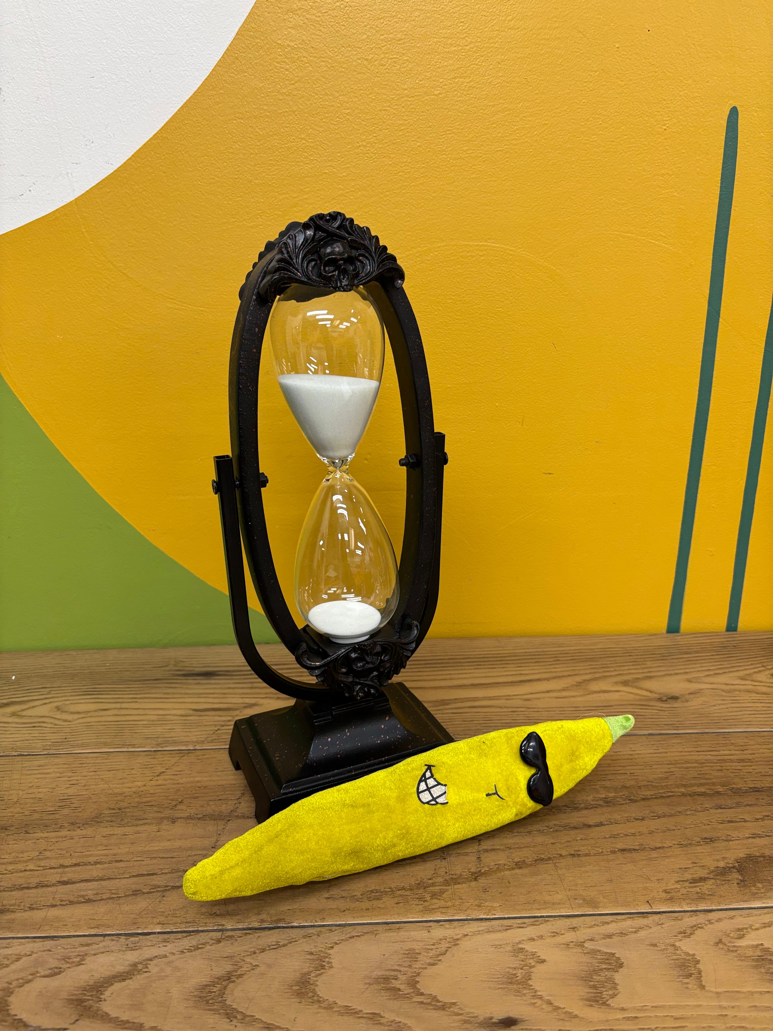 Rotating Hourglass Decor