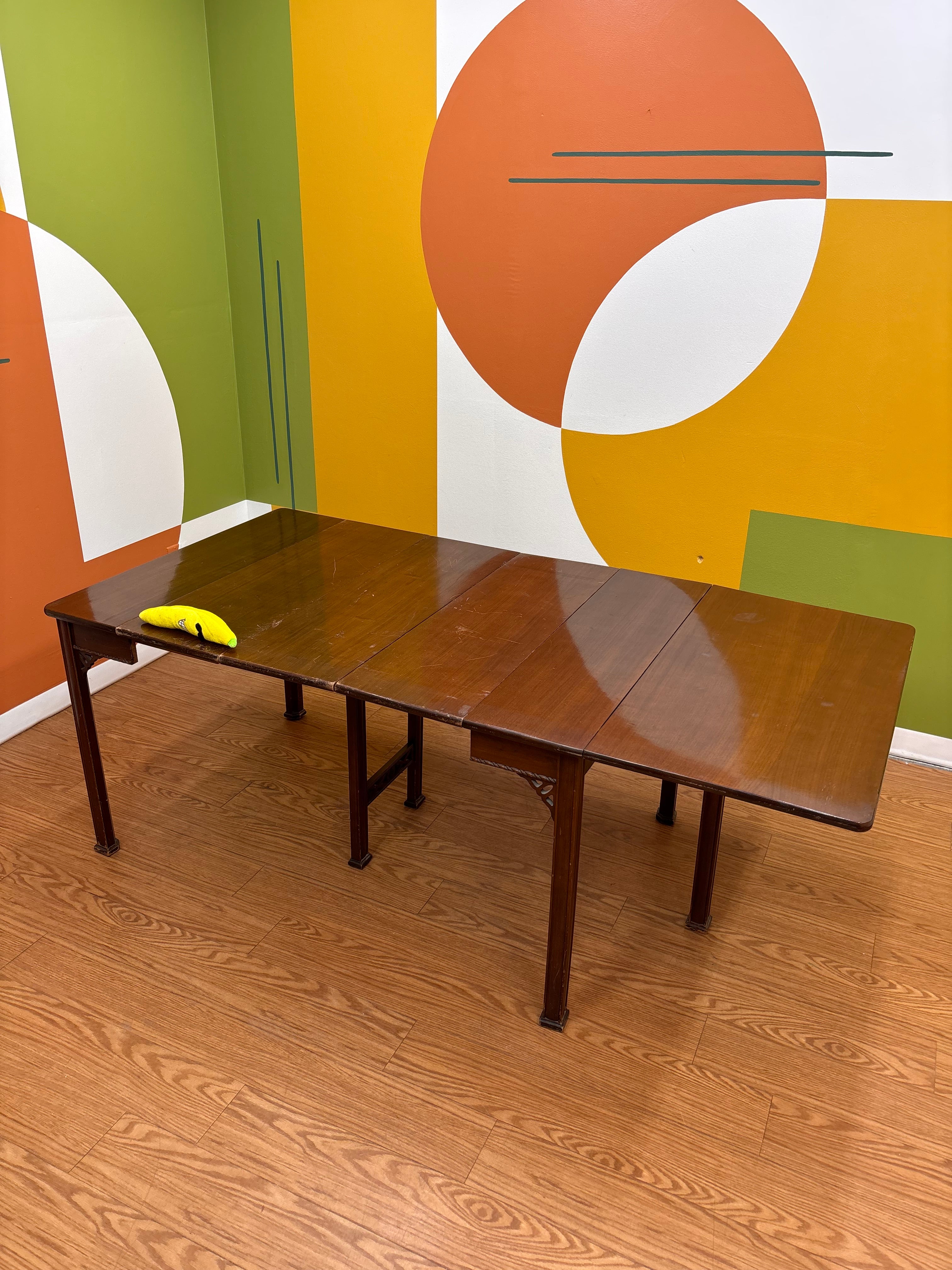 Wood Drop Leaf Dining Table