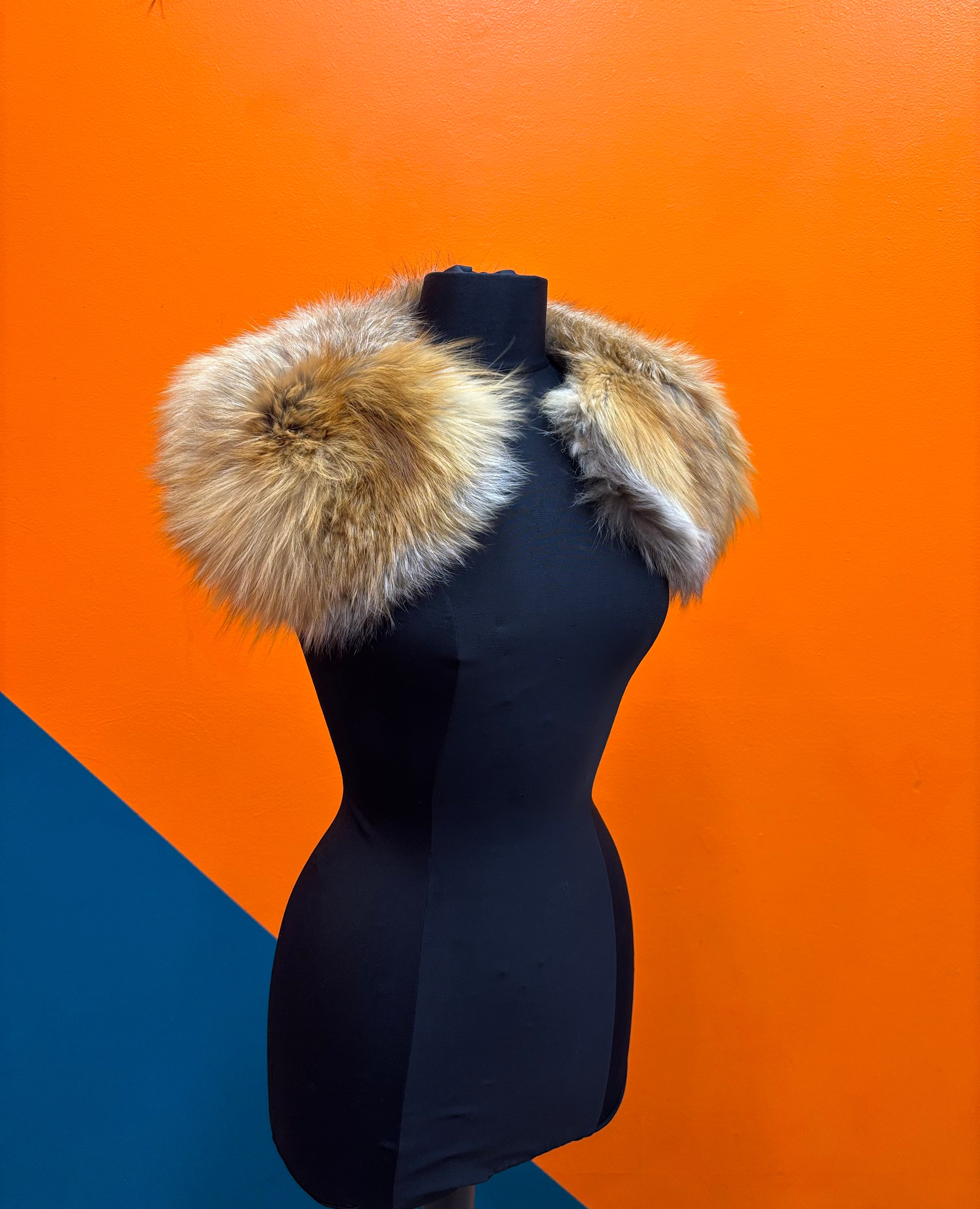 Fur Pelt Shrug 24"