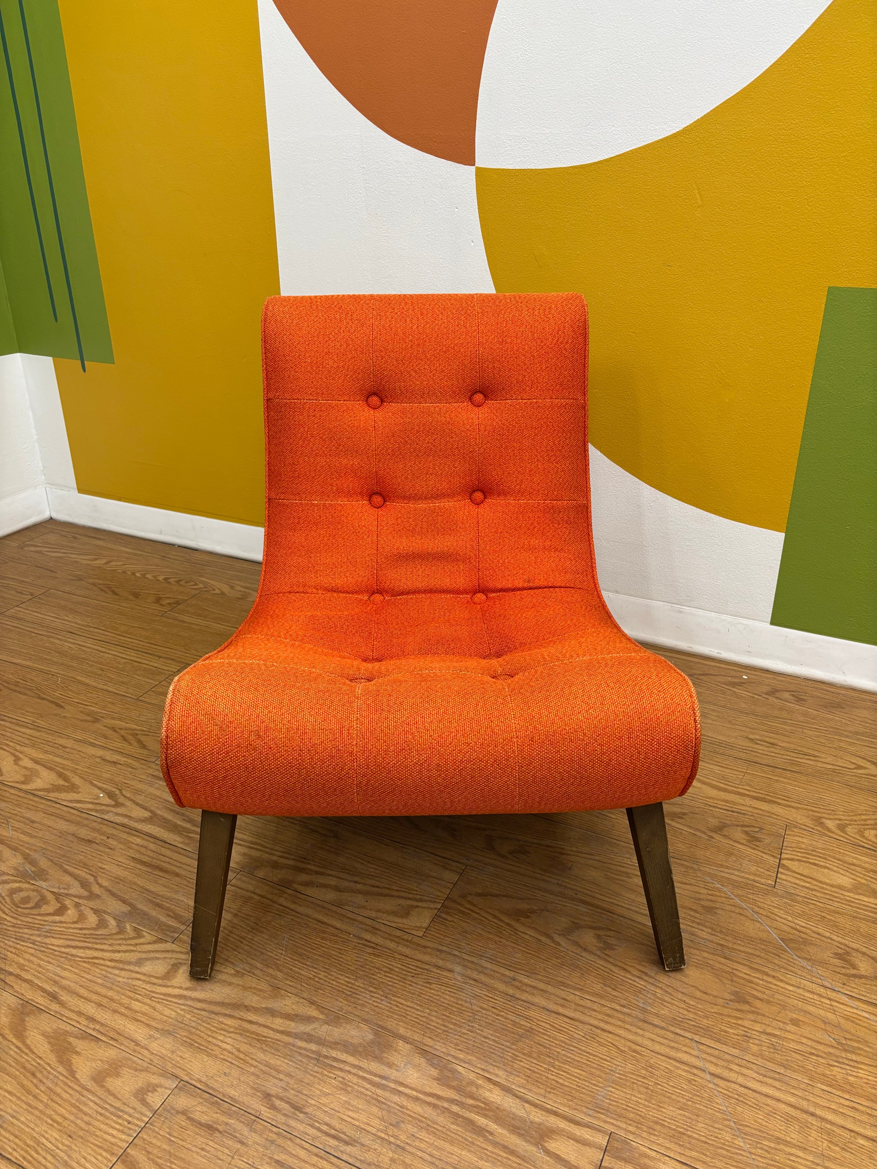 Orange Accent Chair