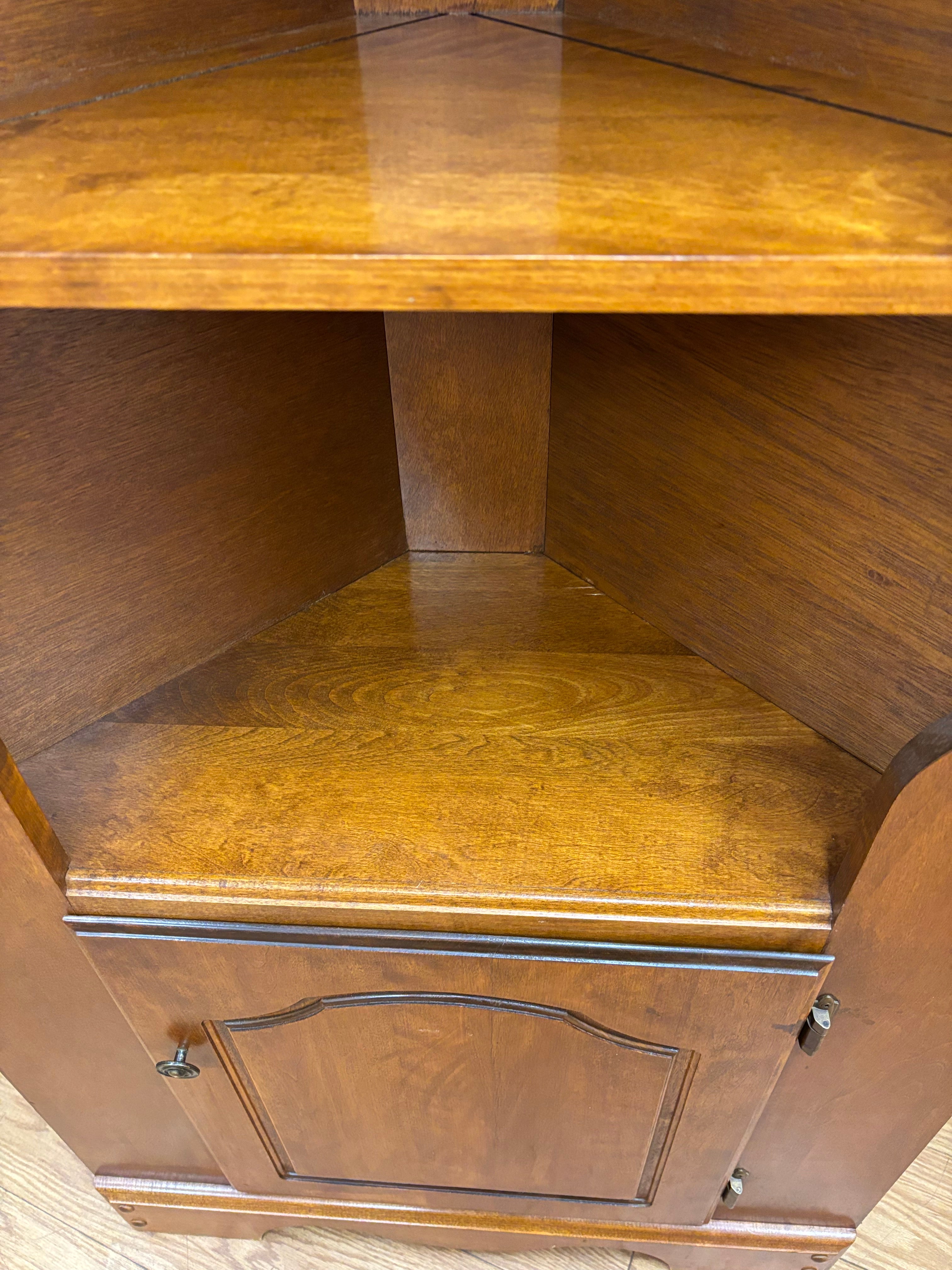 Wood Corner Cabinet
