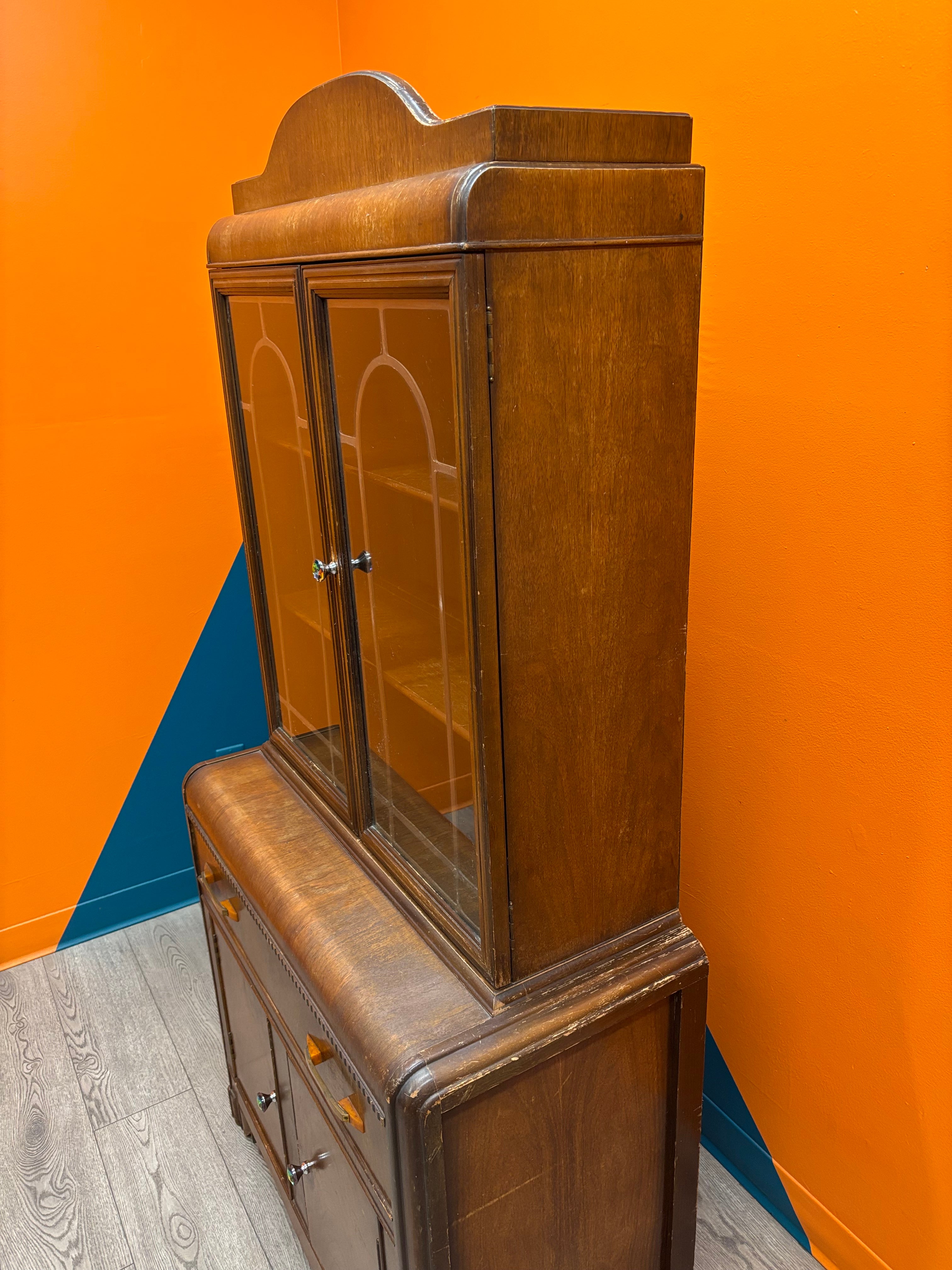 Wood & Glass China Cabinet