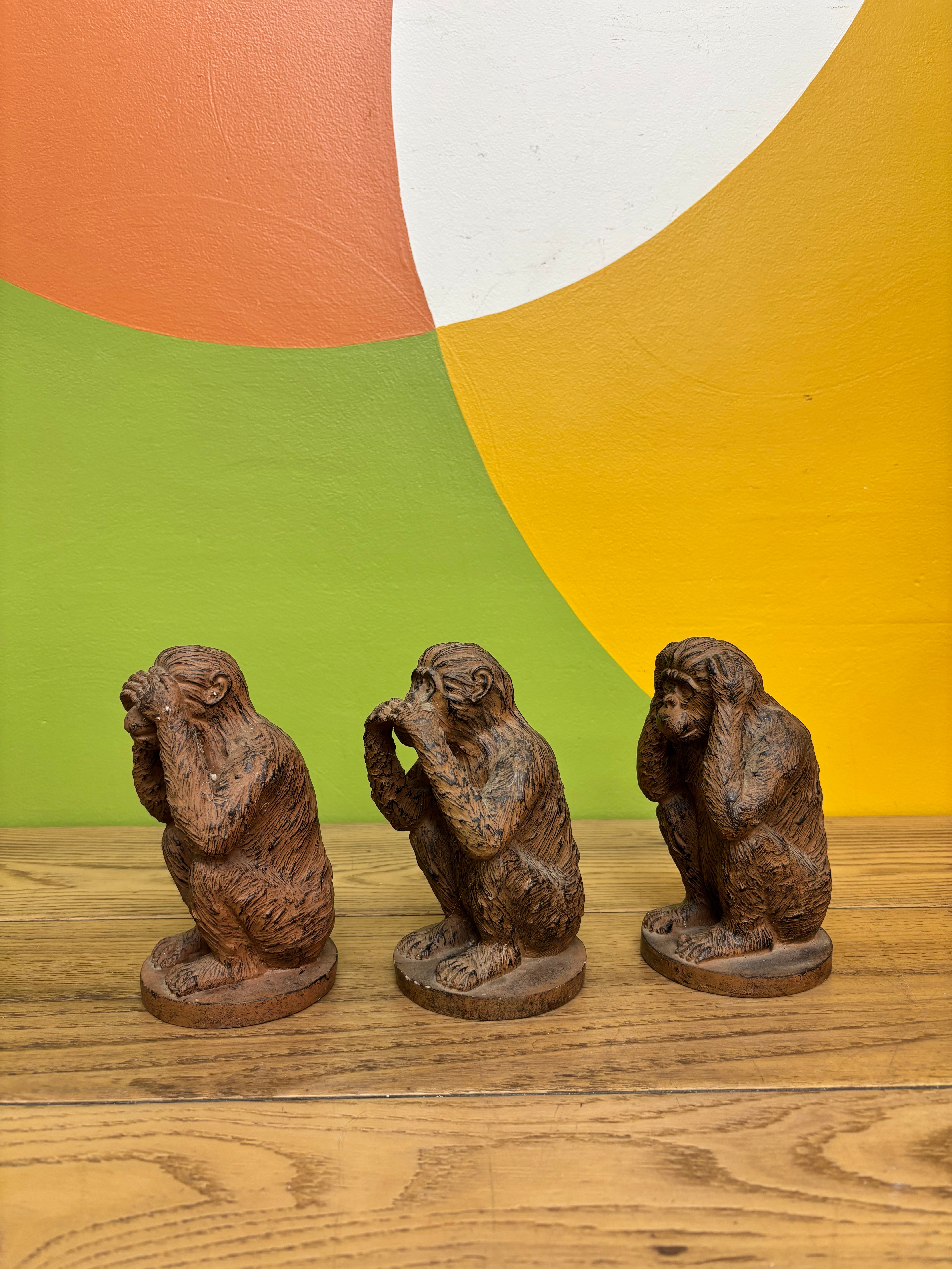 Three Wise Monkeys Figurines