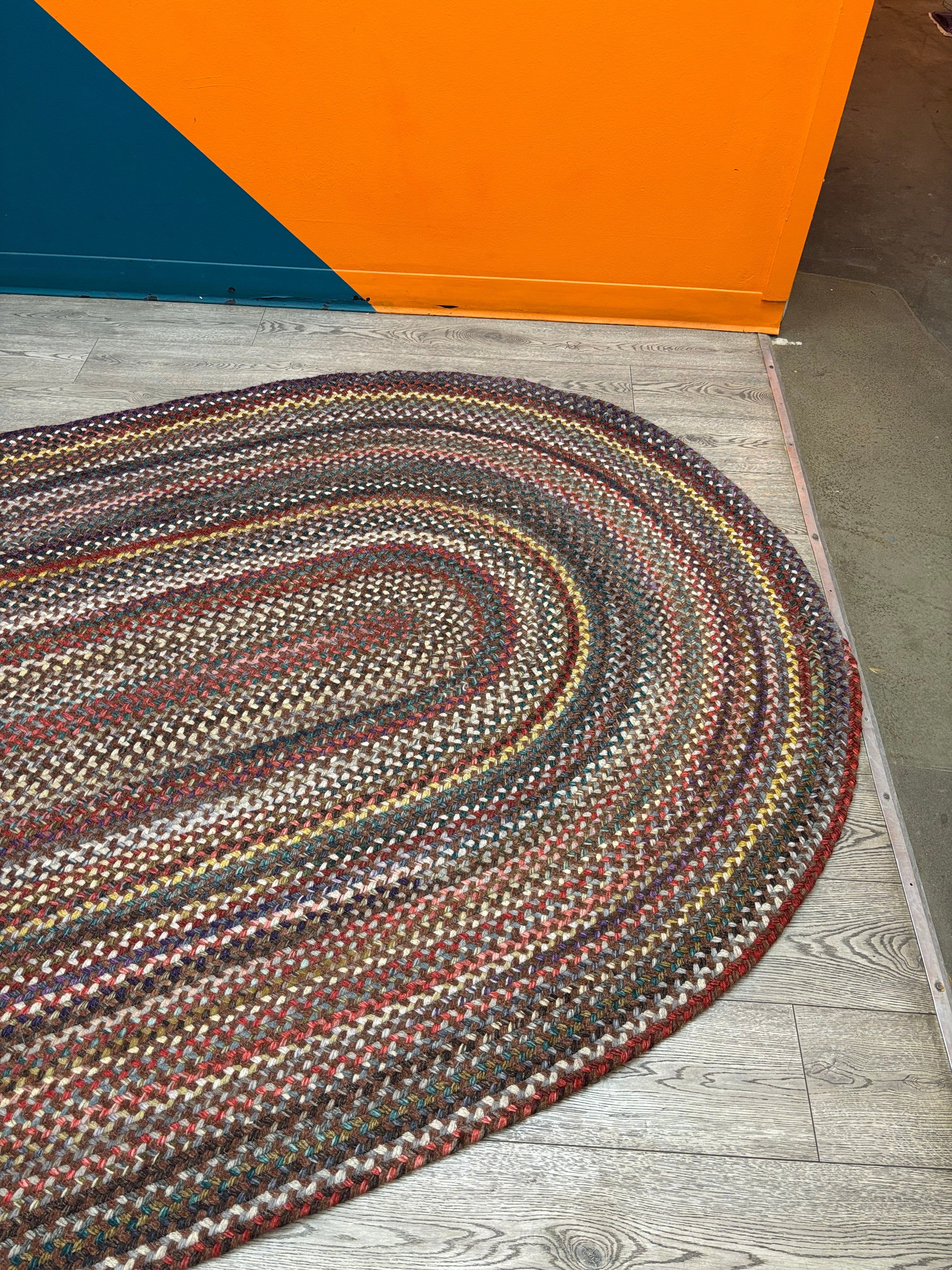 Woven Oval Area Rug #2