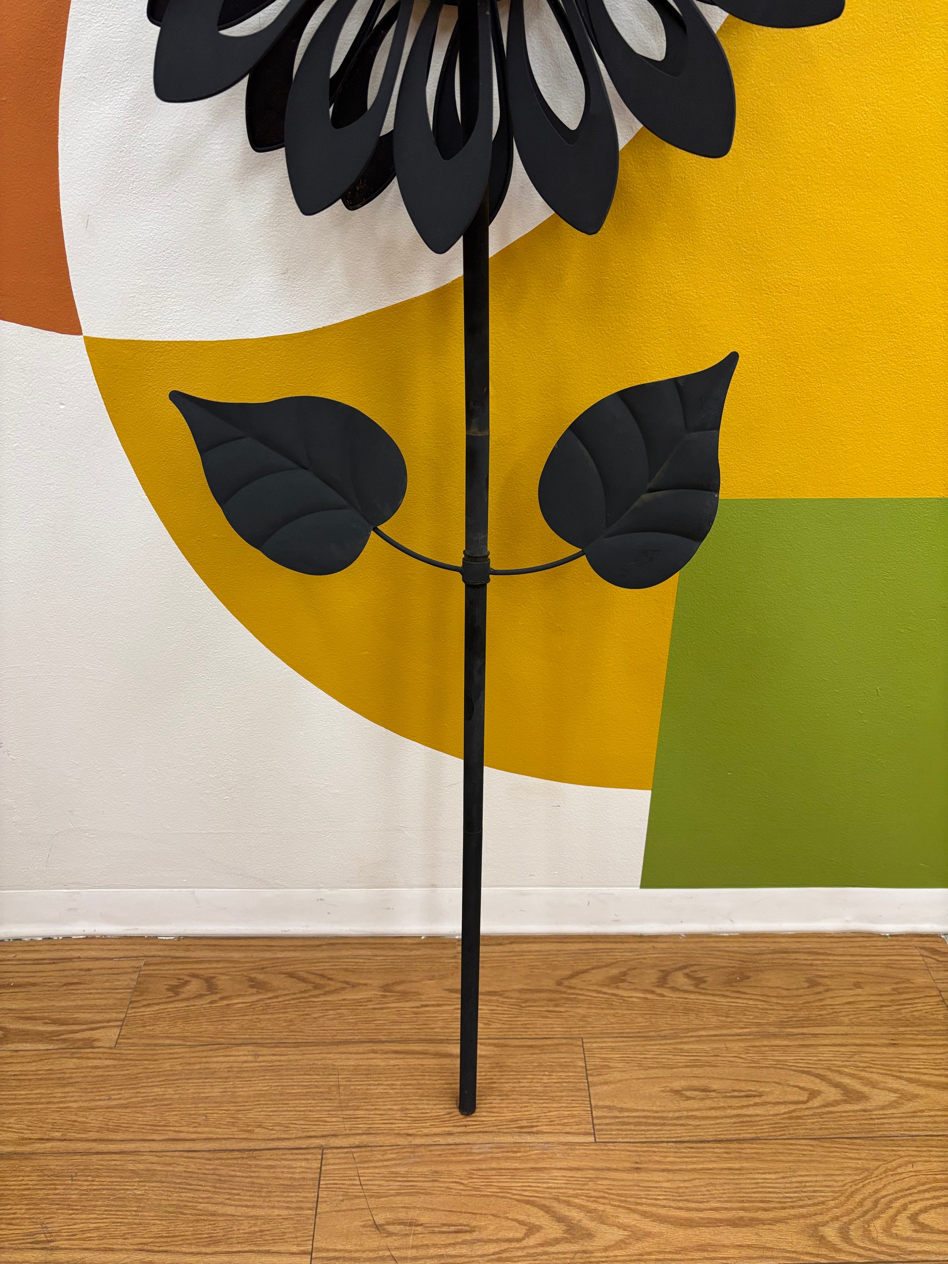 Large Sunflower Wind Spinner