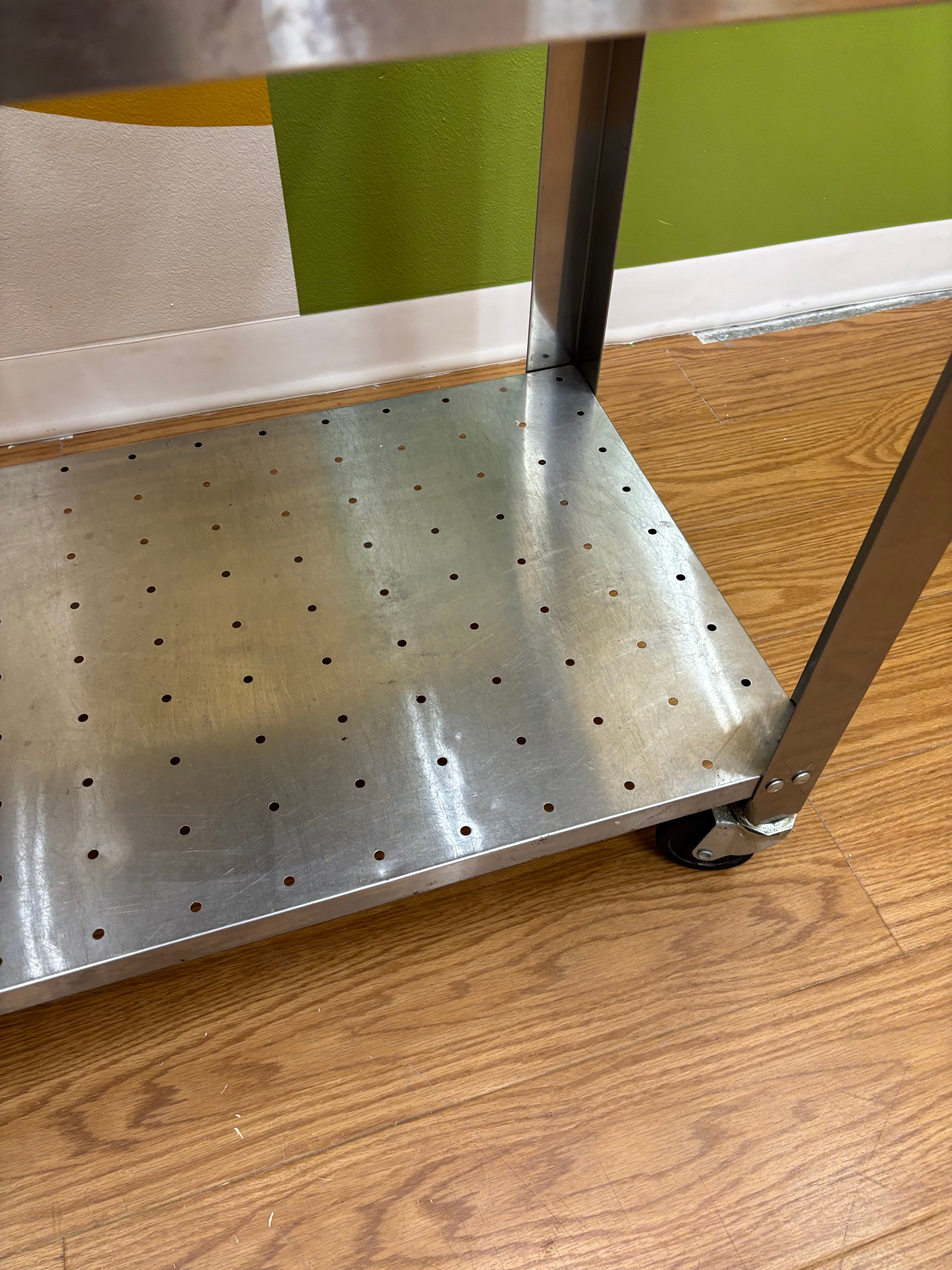 Stainless Steel Rolling Kitchen Cart