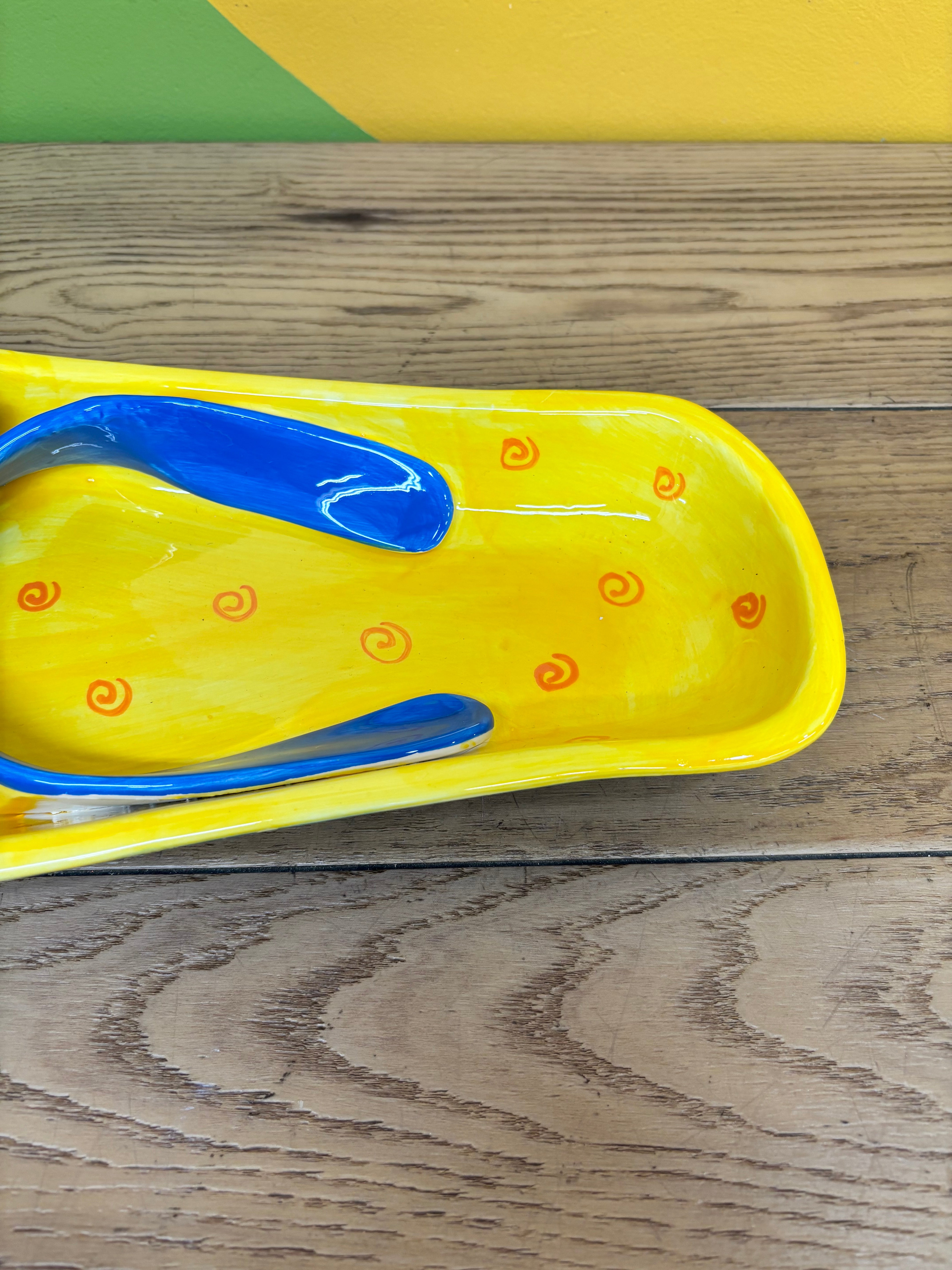 Flip Flop Chip and Dip Bowl