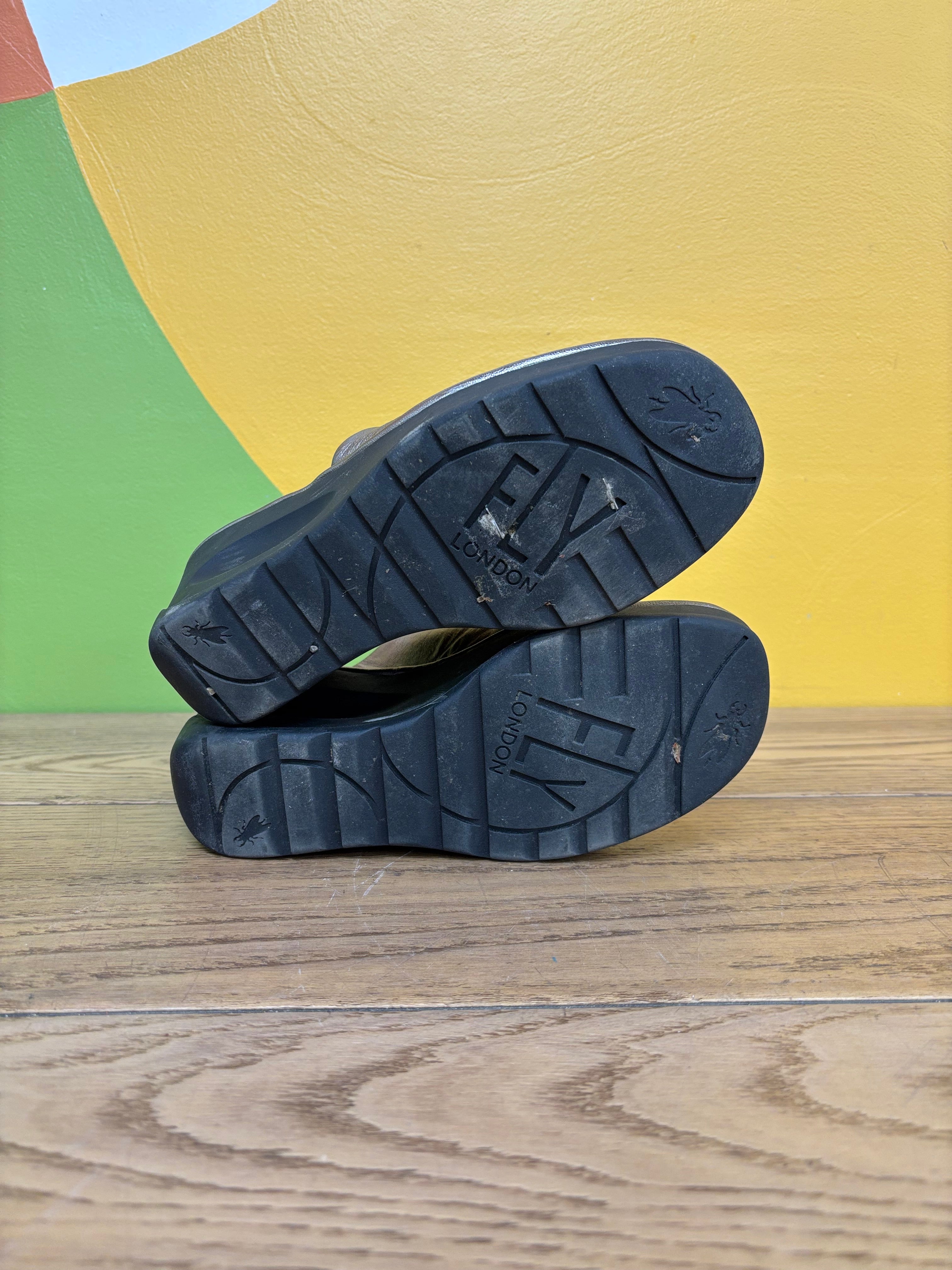 Fly London Wedge Sandals - Women's 39