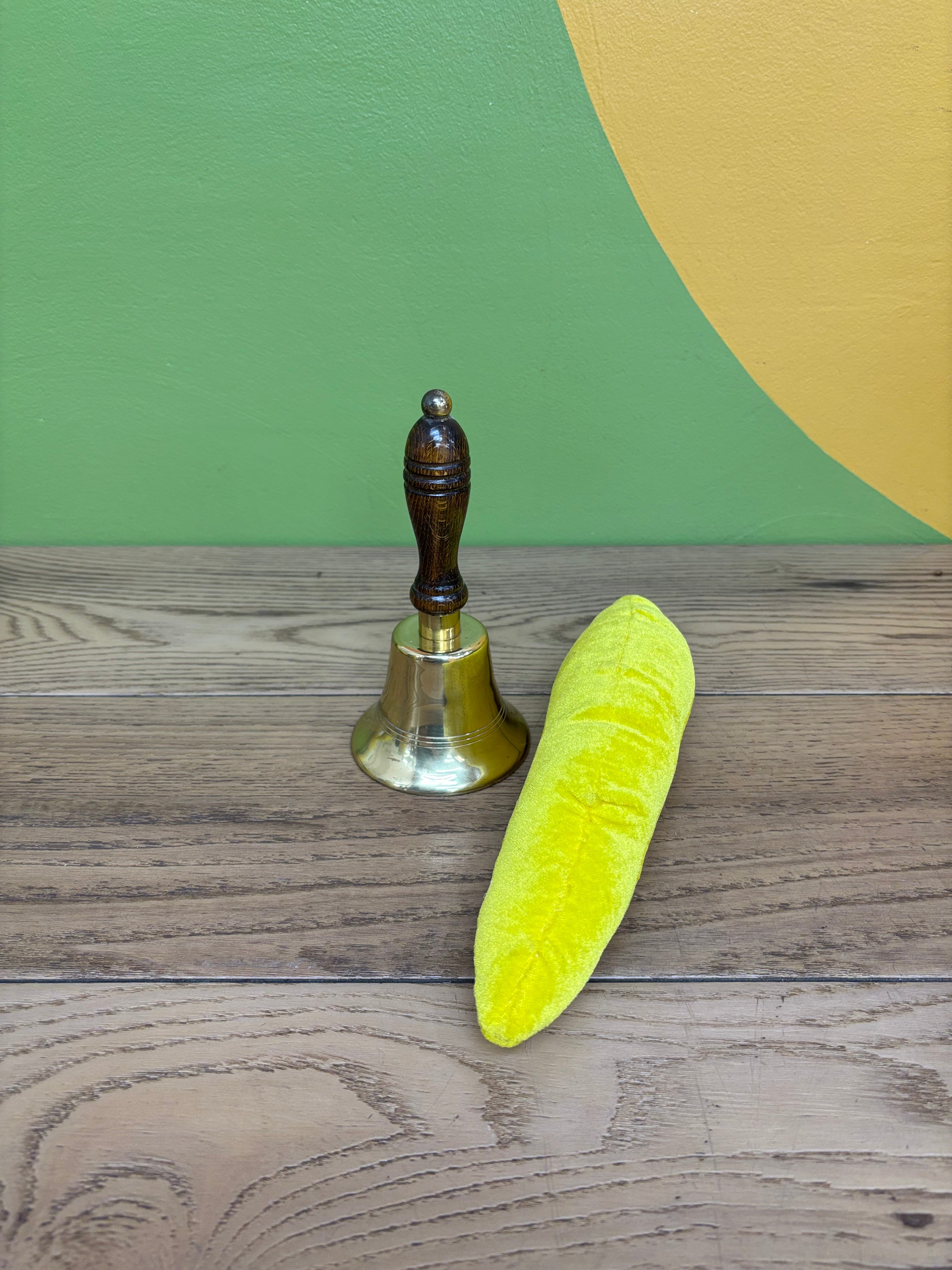 Hand Bell with Wood Handle