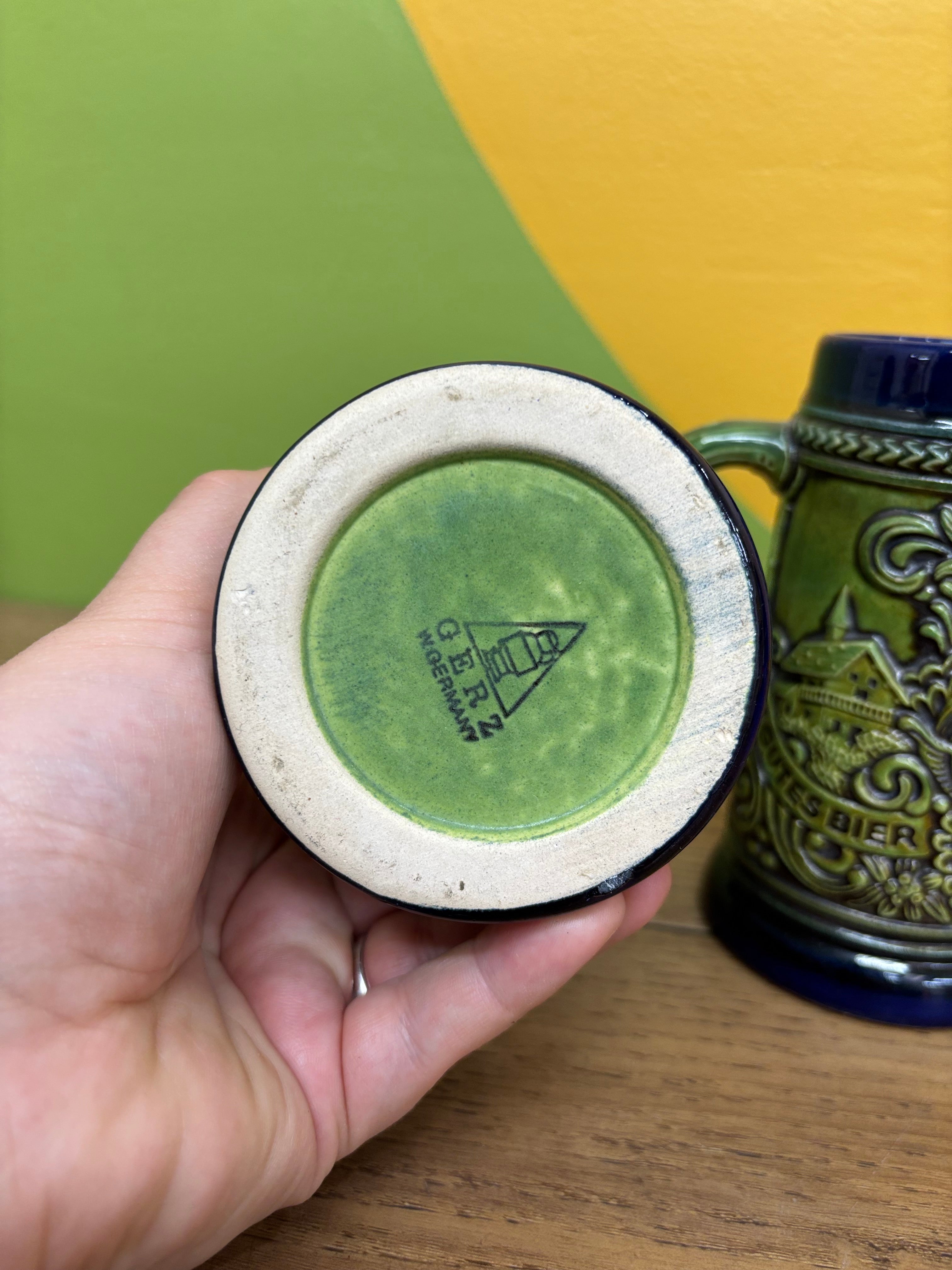 Gerzit Gerz Stoneware Steins (Made in West Germany)