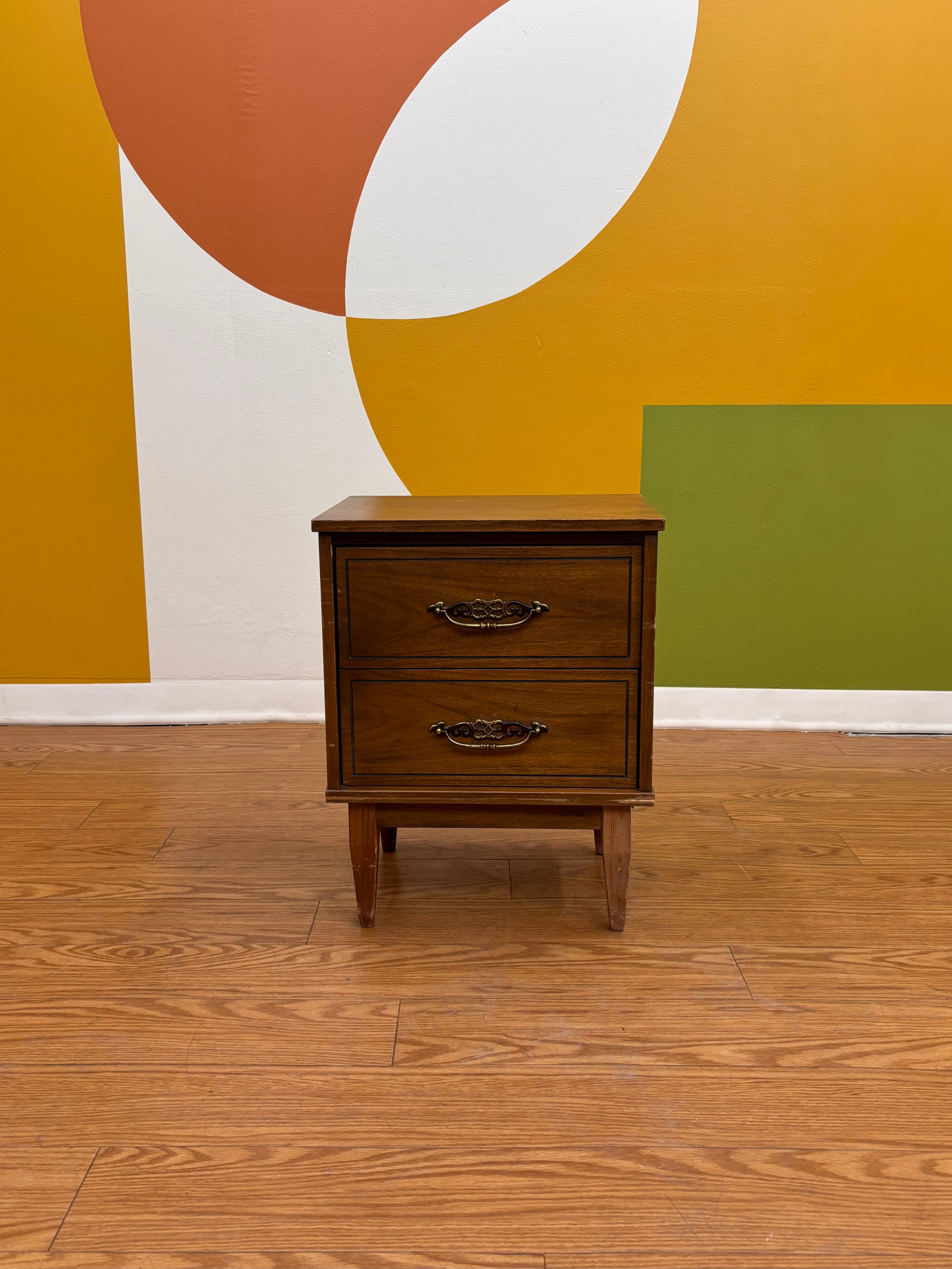 Wood Nightstand
