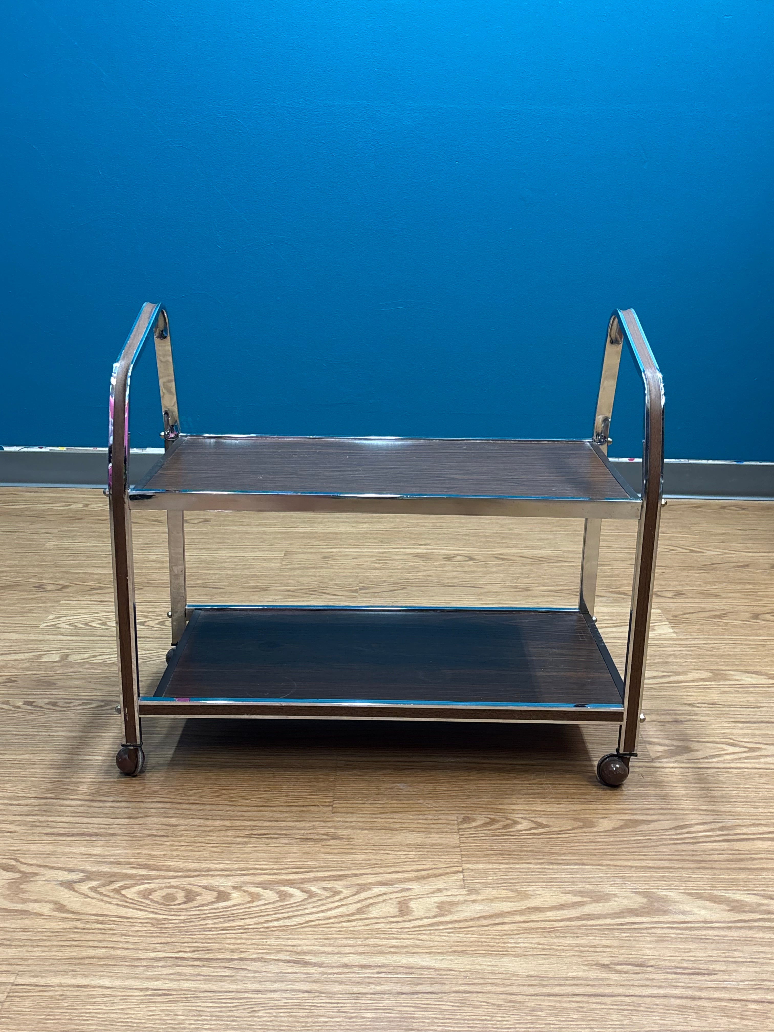 2 Tier Rolling Shoe Rack