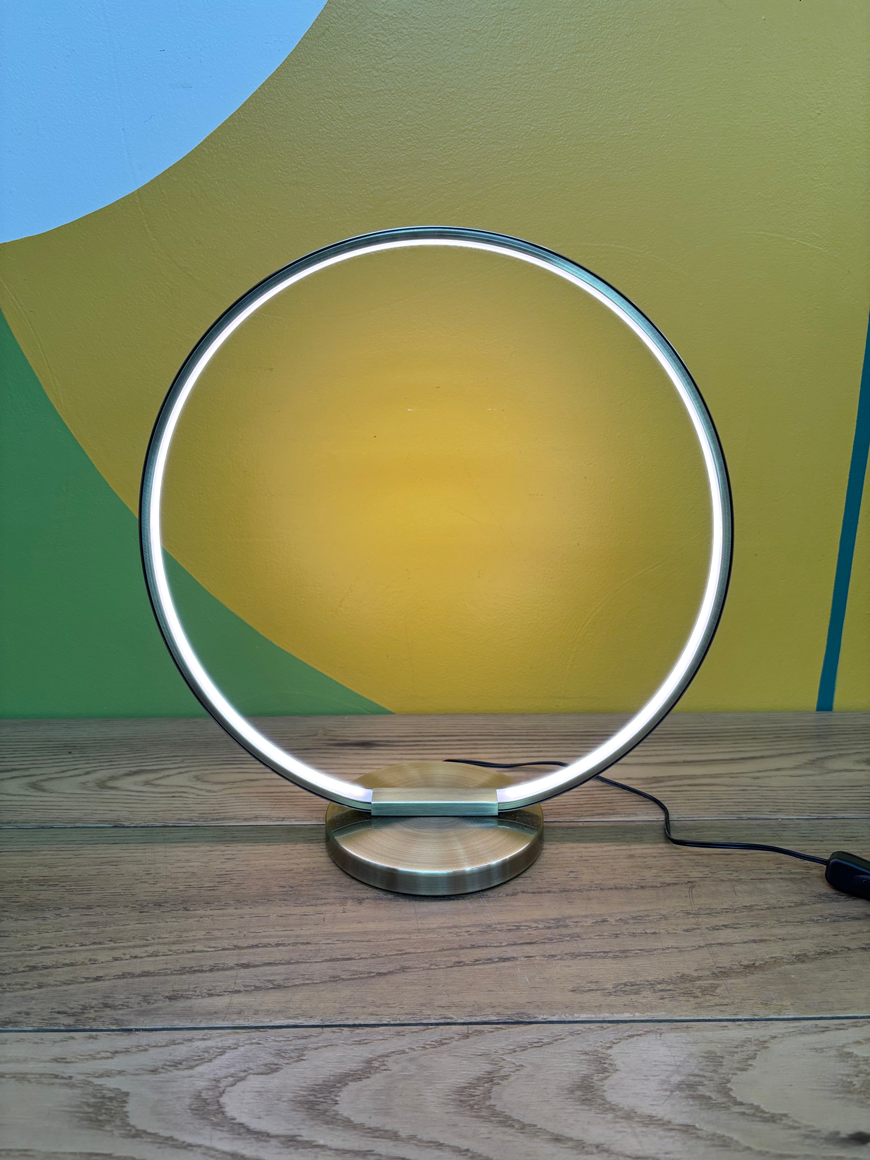 Round LED Table Lamp (2 available)