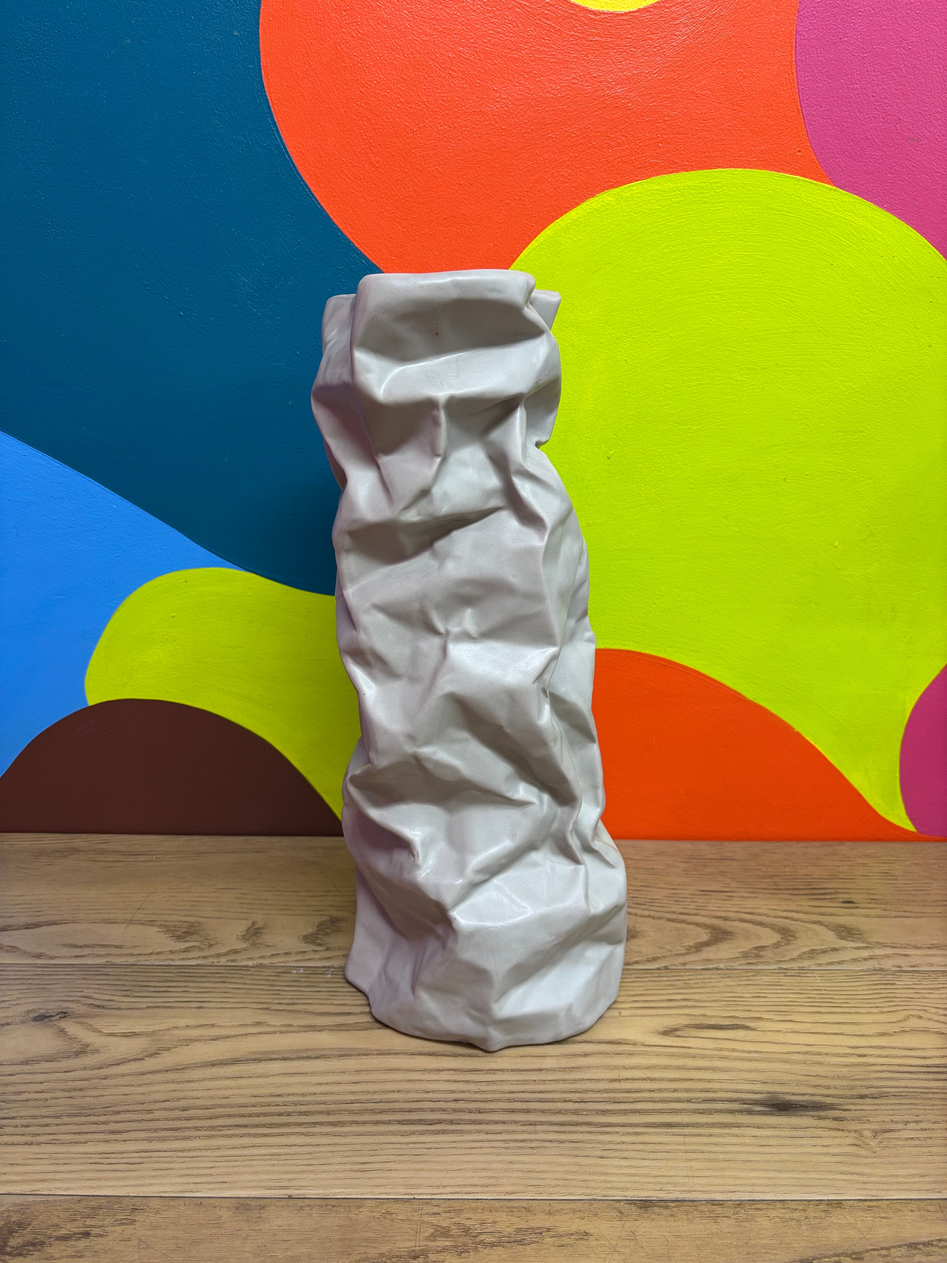 Crumpled Ceramic Vase