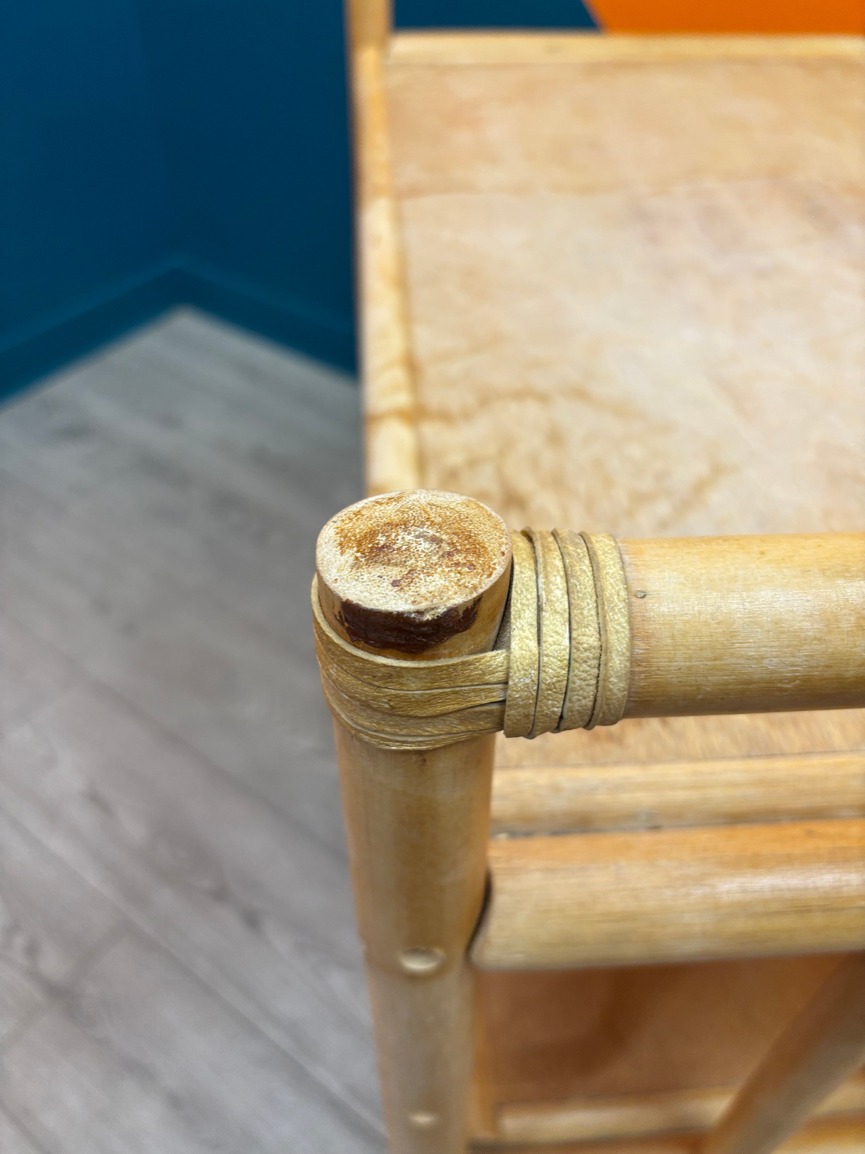Rattan Rolling Cart