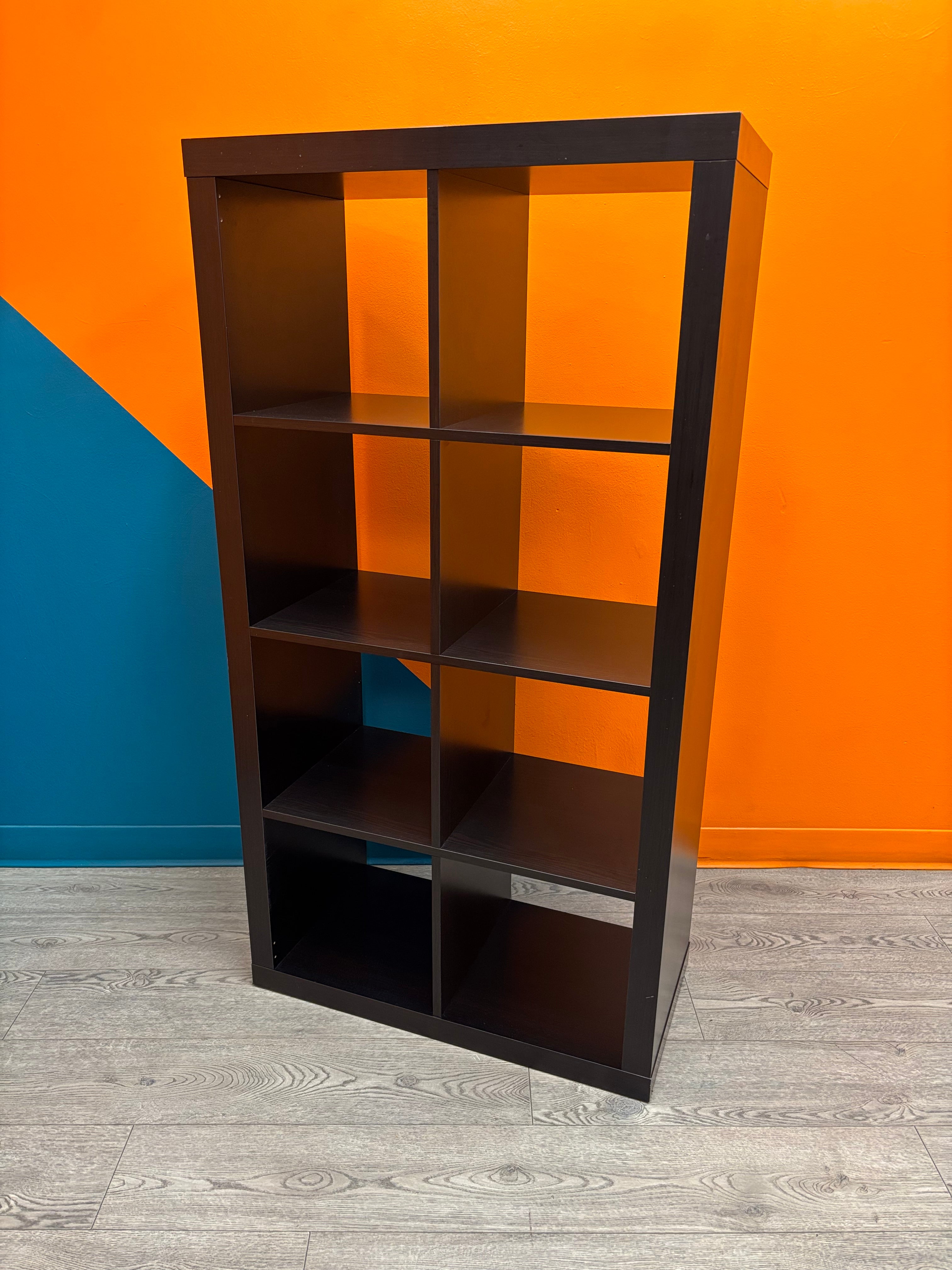 Black Kallax Shelf - 8 Cube