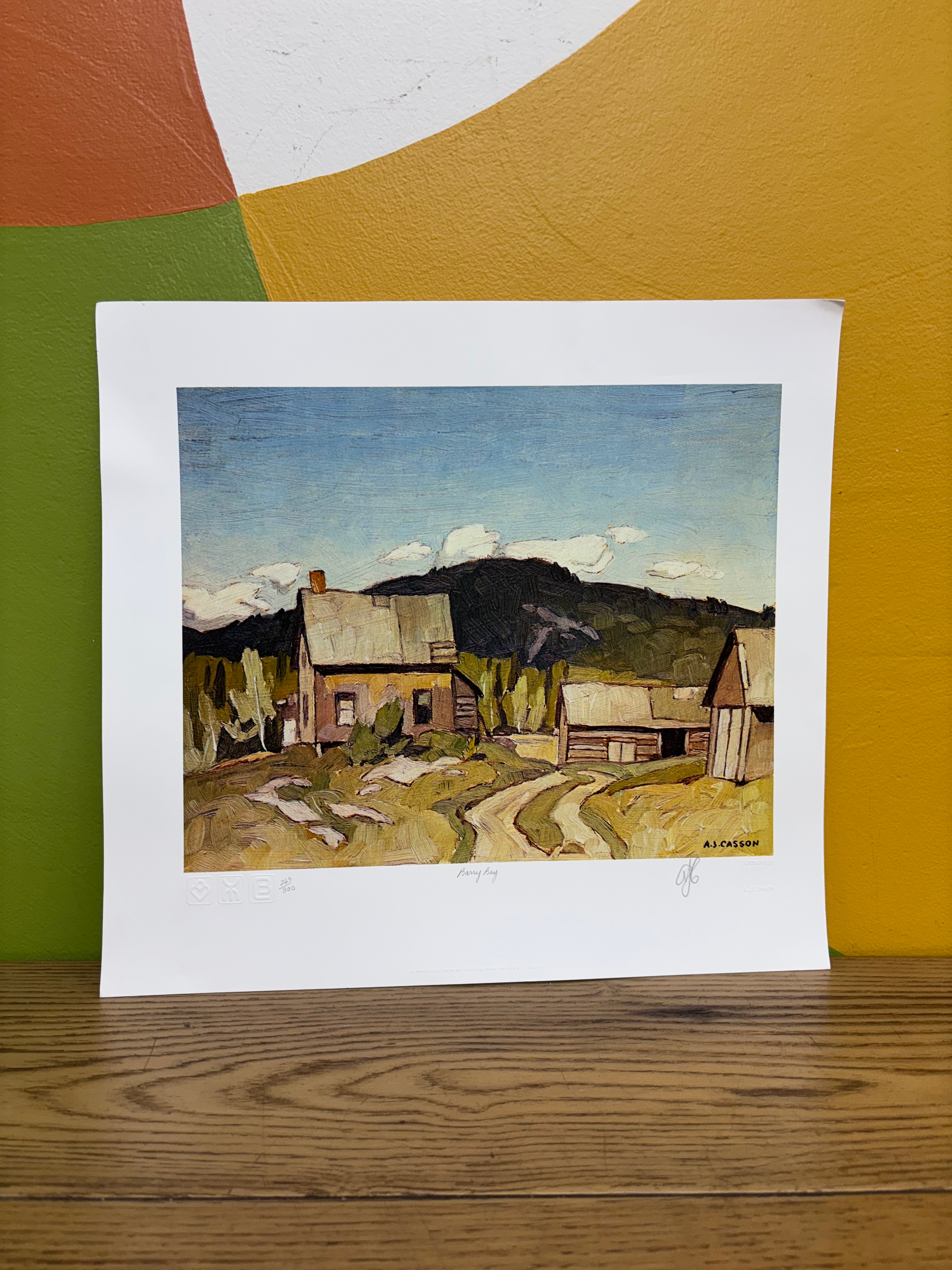 Barry Bay Lithograph by A.J. Casson