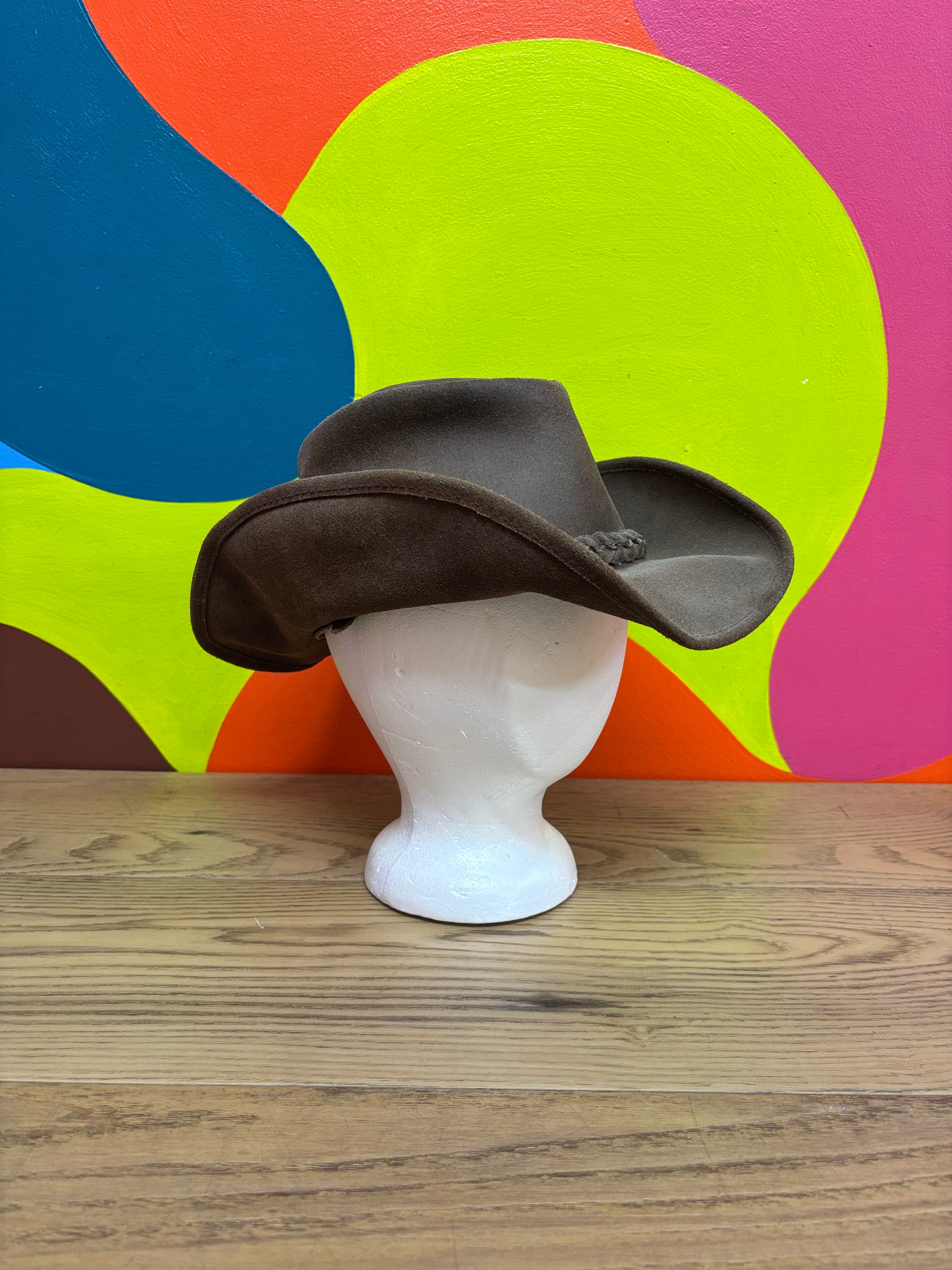 Kakadu Traders Leather Hat - Size M