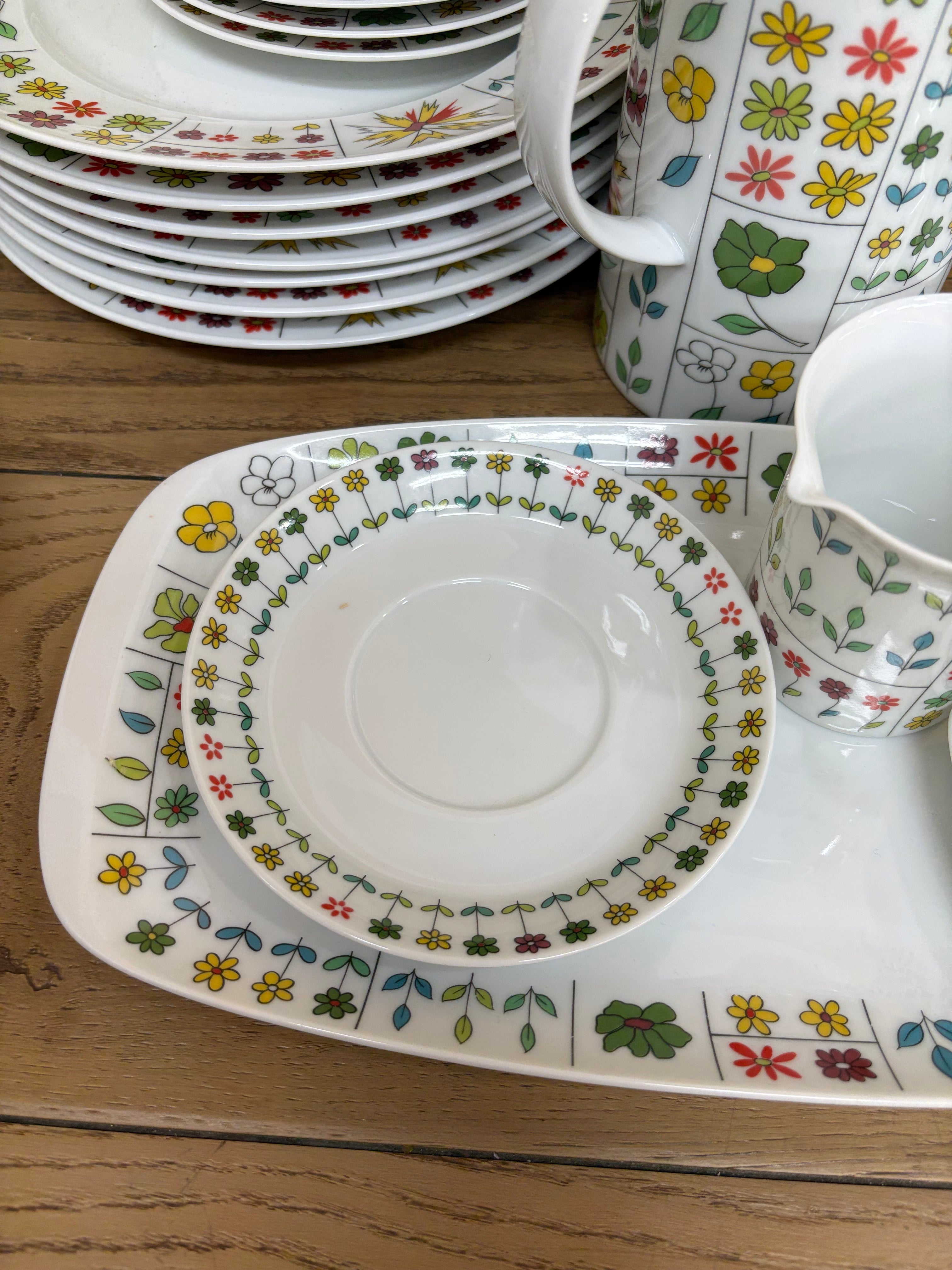 Large Piemonte Floral Set by Rosenthal
