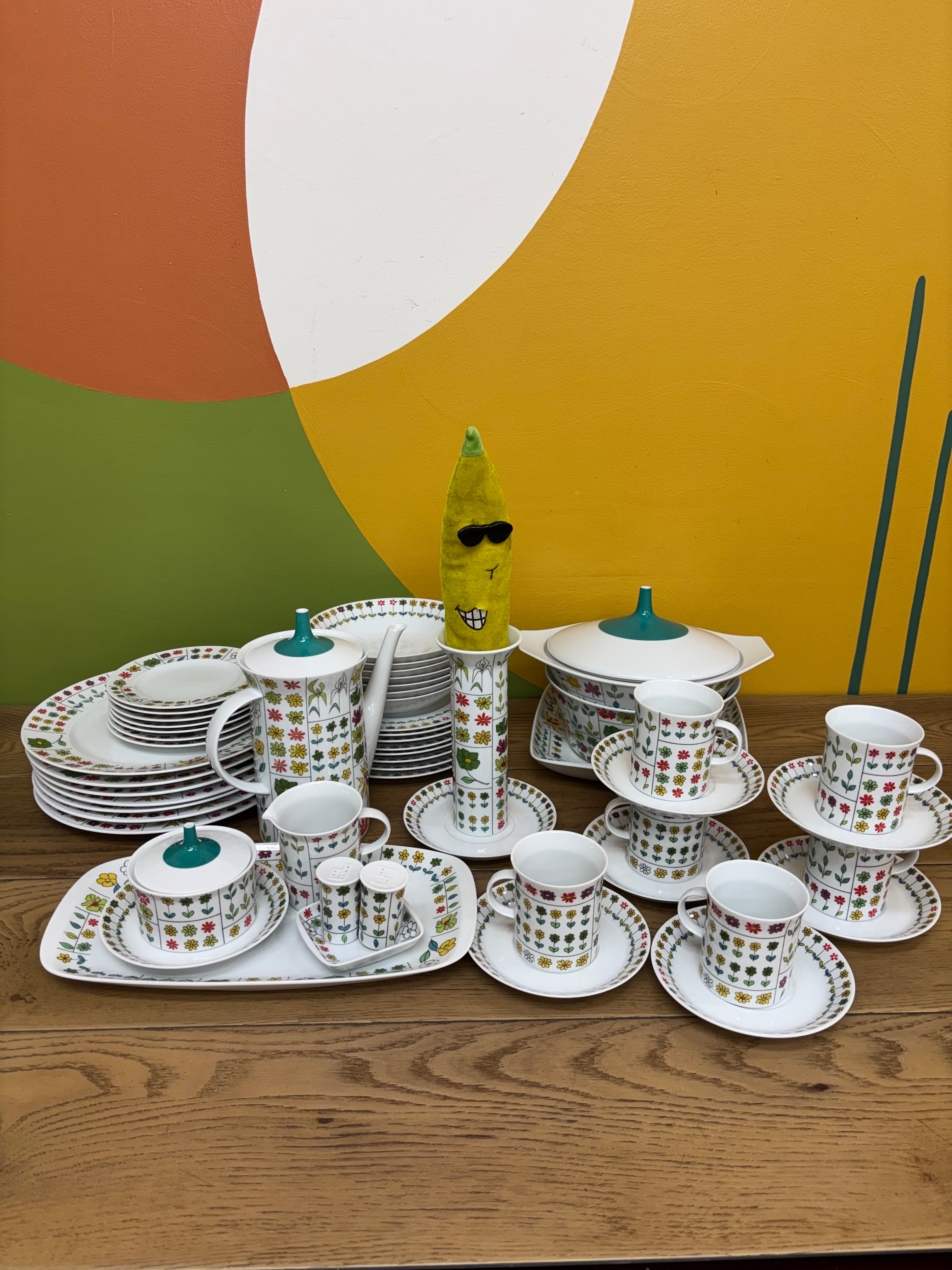 Large Piemonte Floral Set by Rosenthal