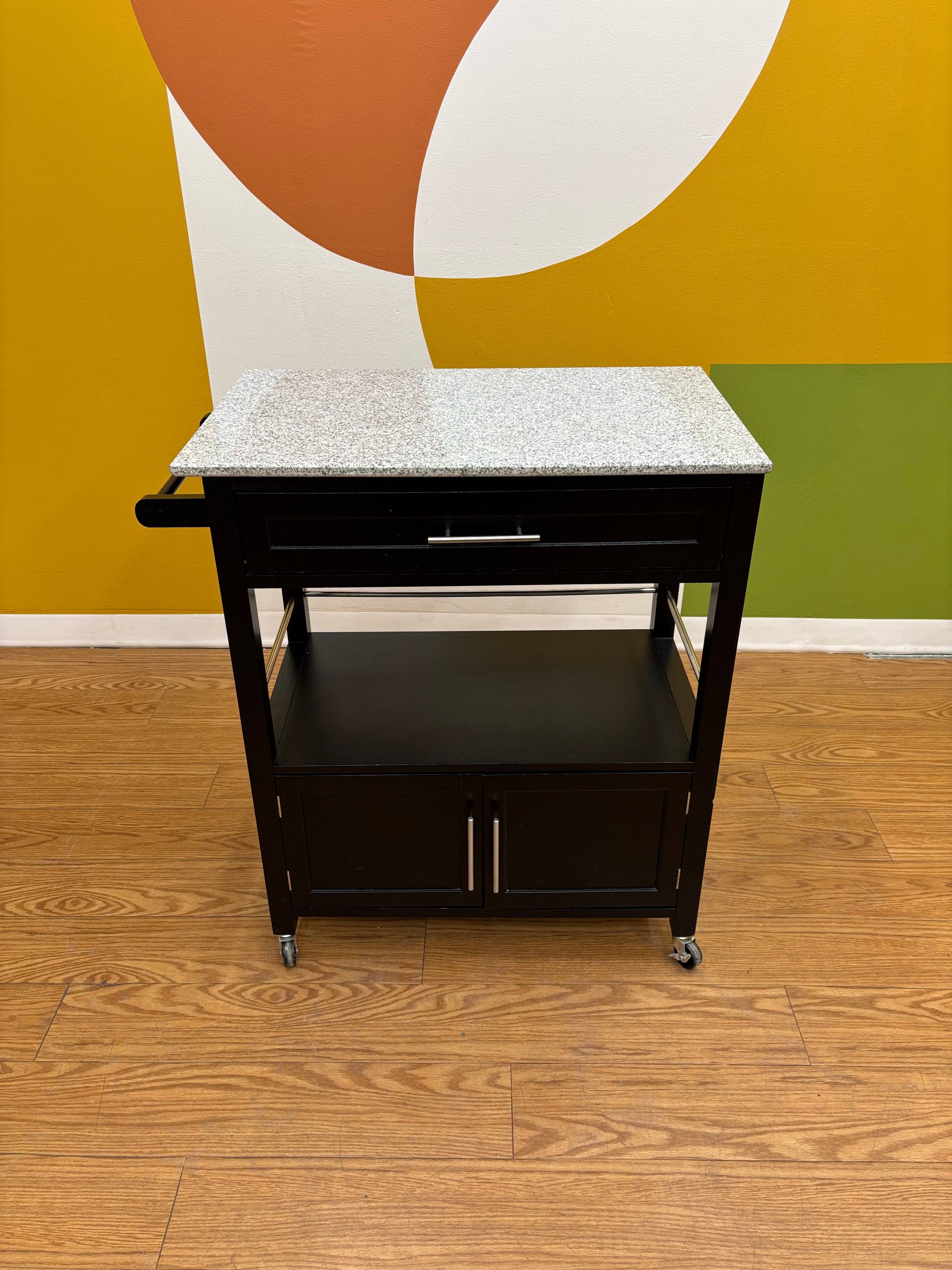 Granite Top Kitchen Cart