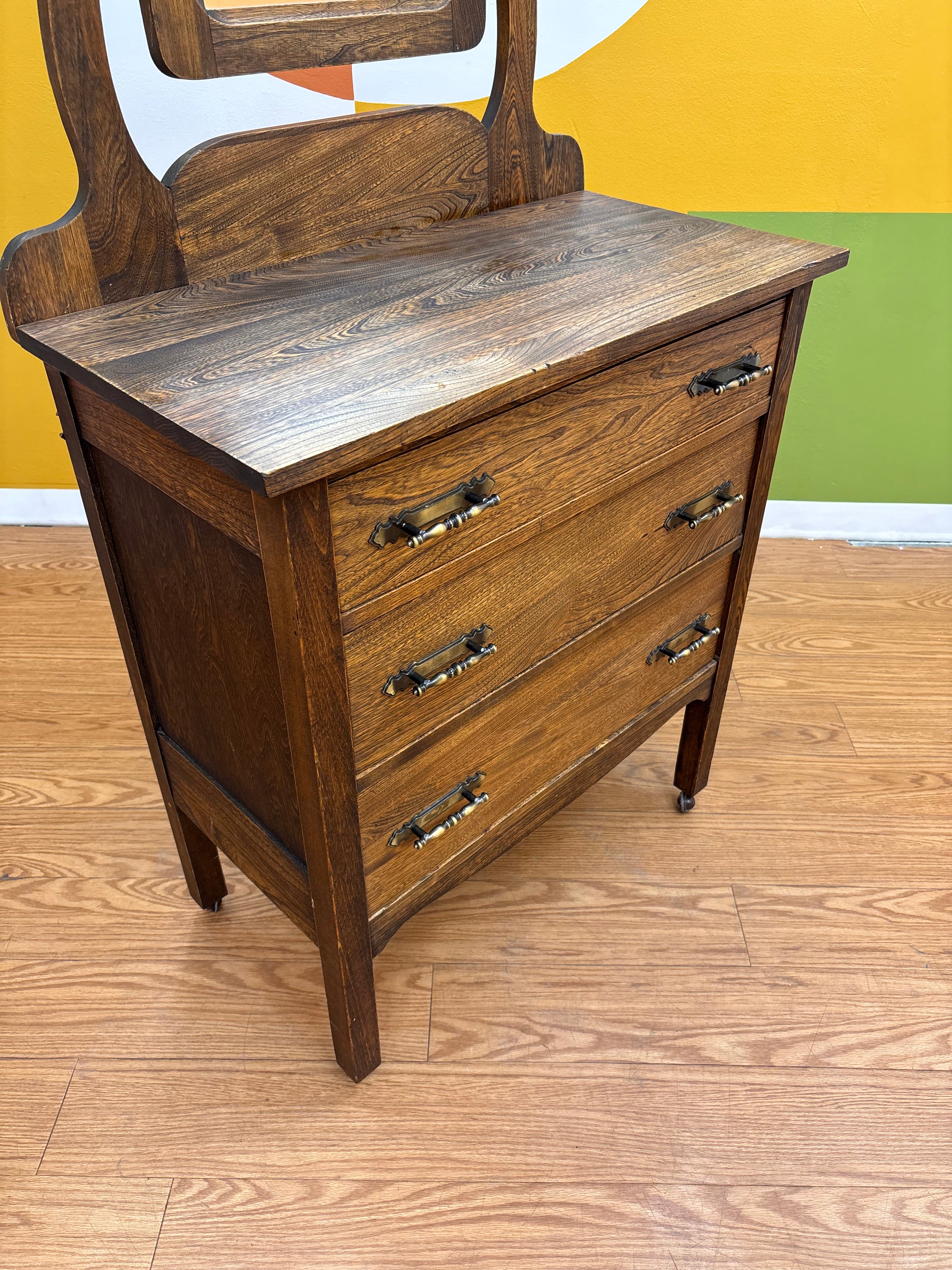Wood Dresser Vanity