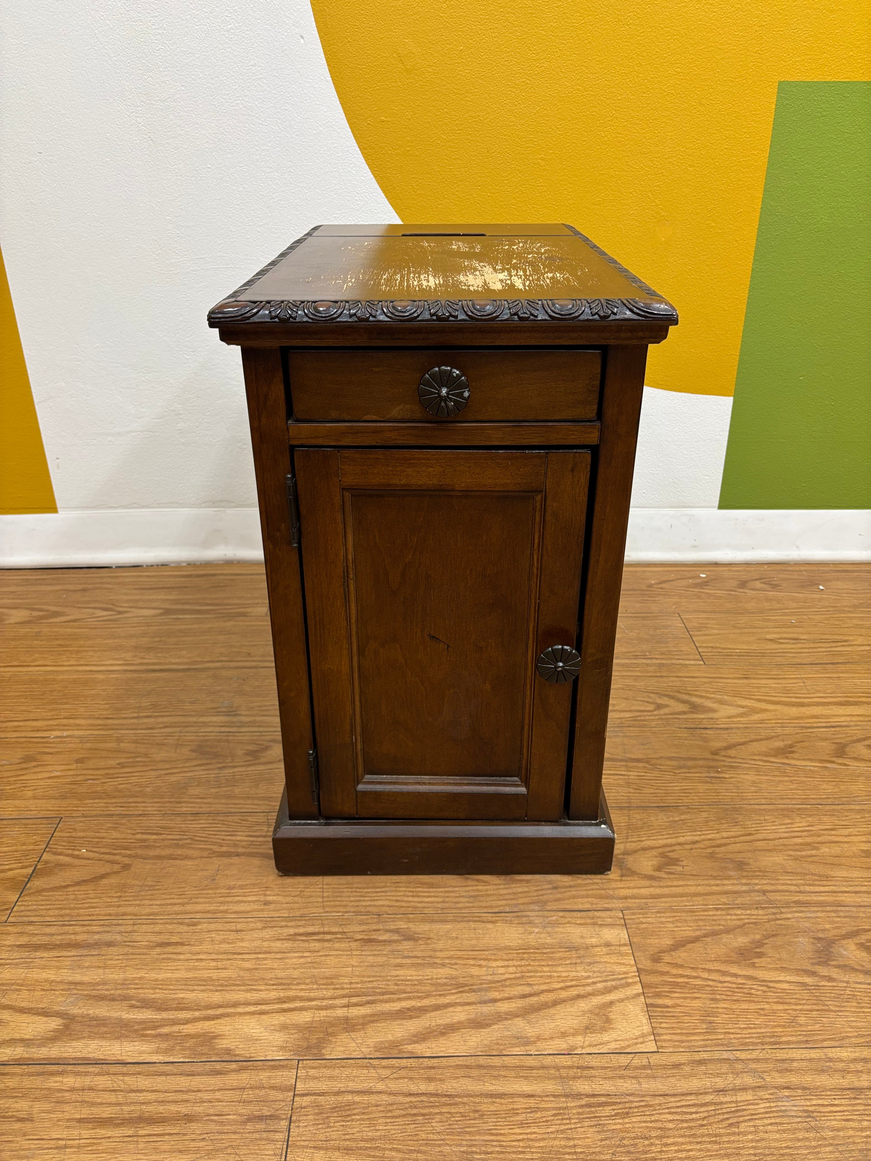 Wood End Table