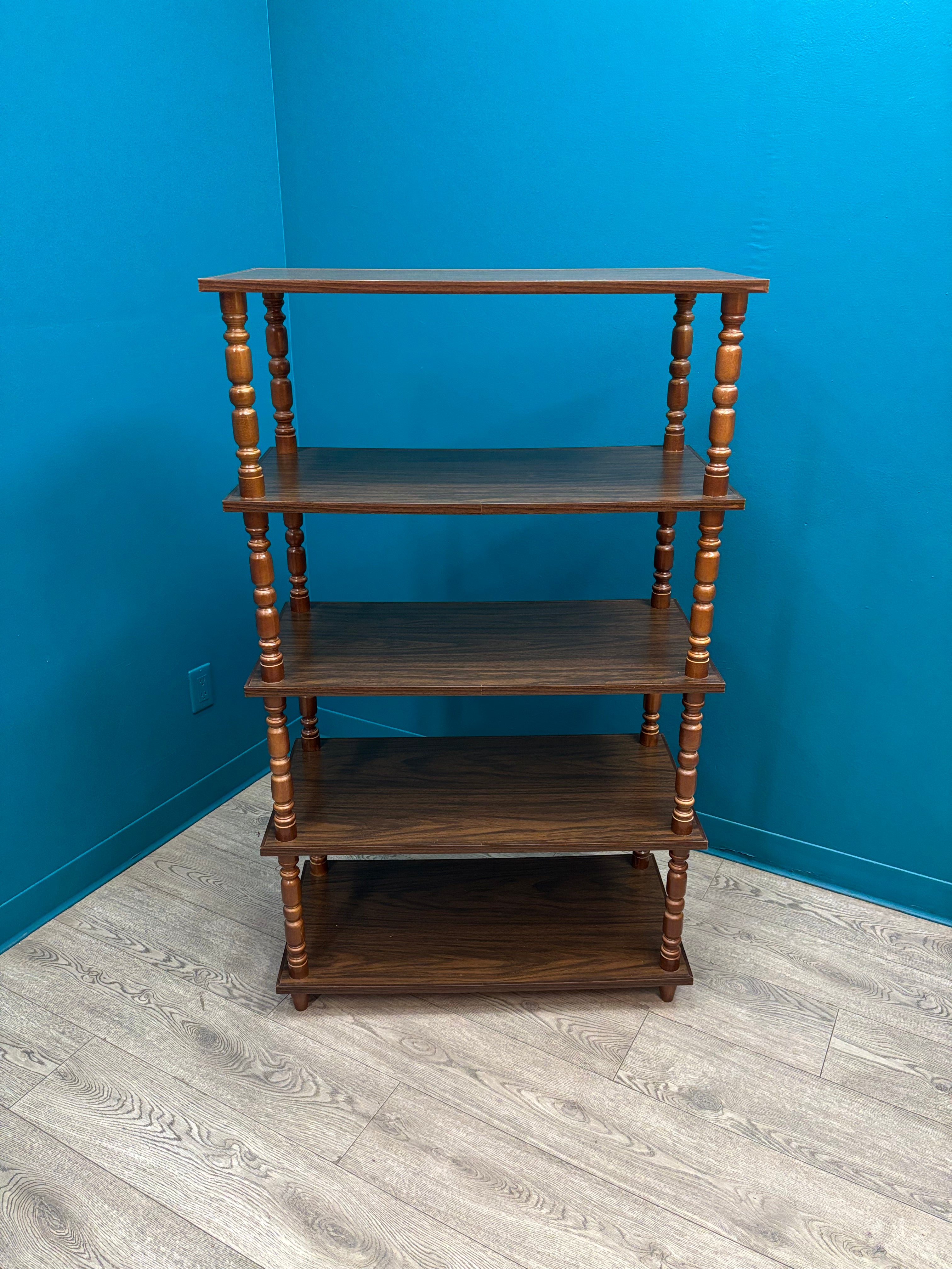5 Tier Wood Shelf